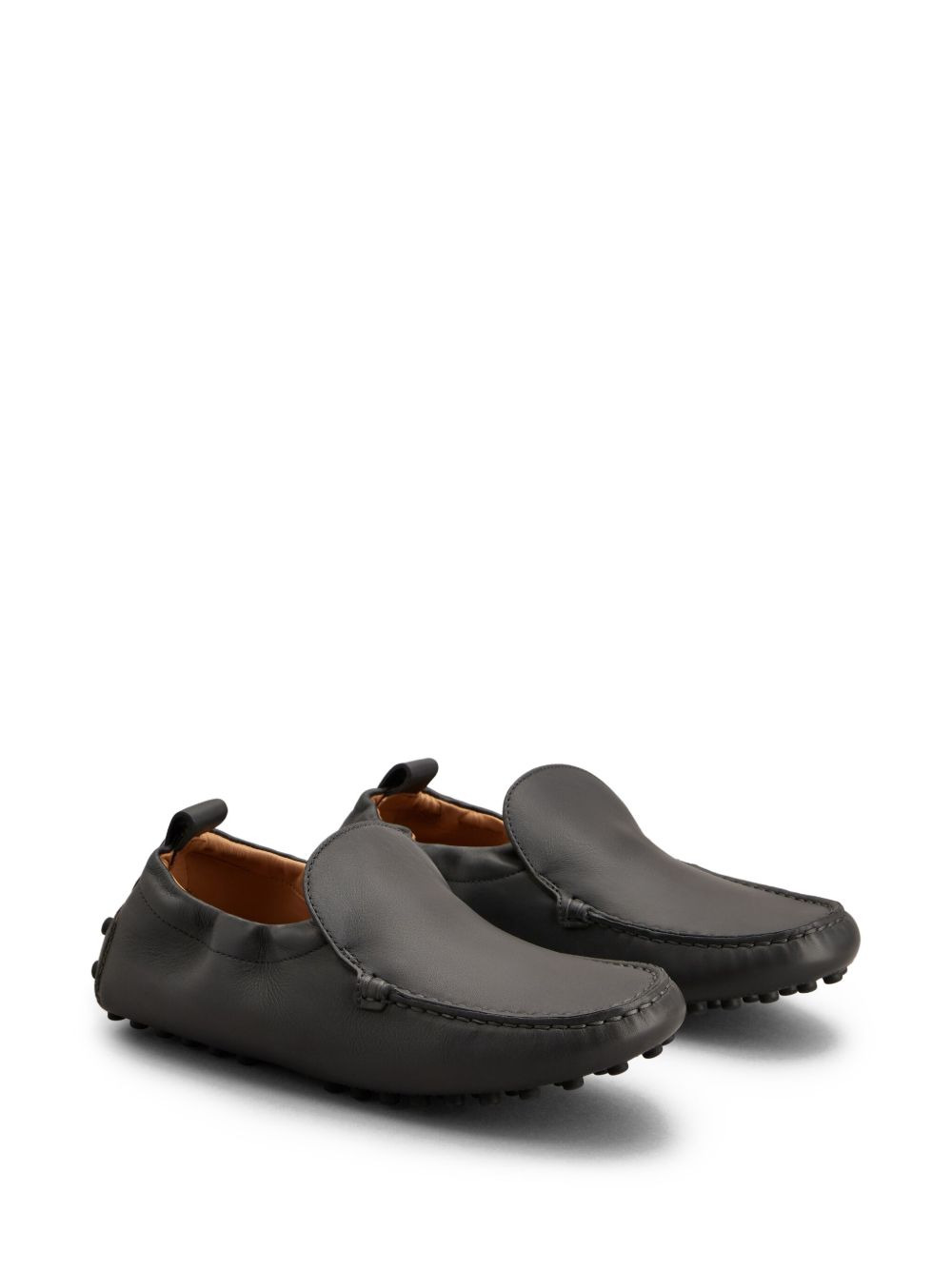 pebble-detail slip-on loafers - 2