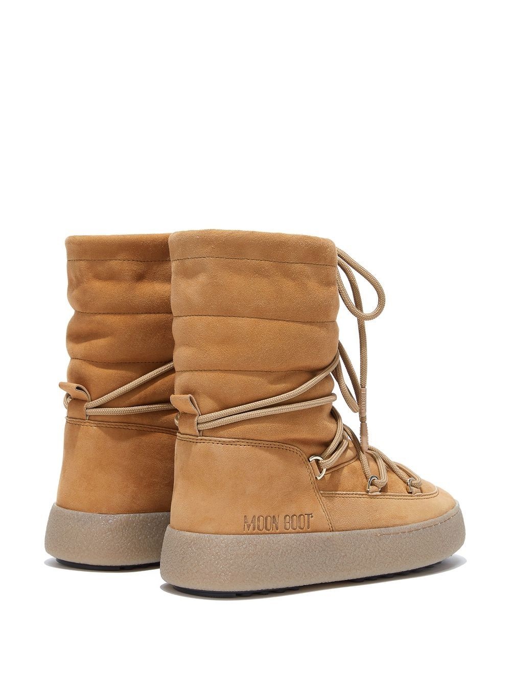 Ltrack lace-up moon boots - 3
