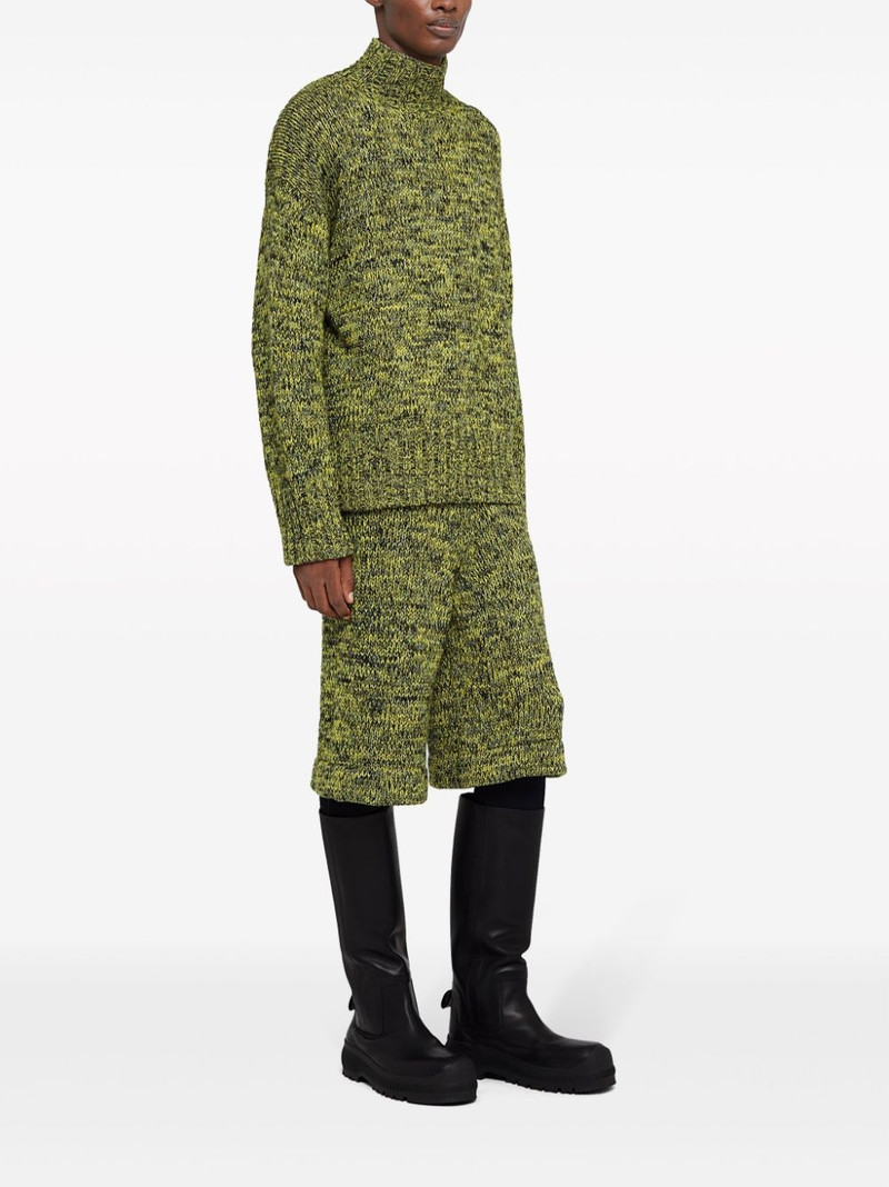 roll-neck speckle wool jumper 3