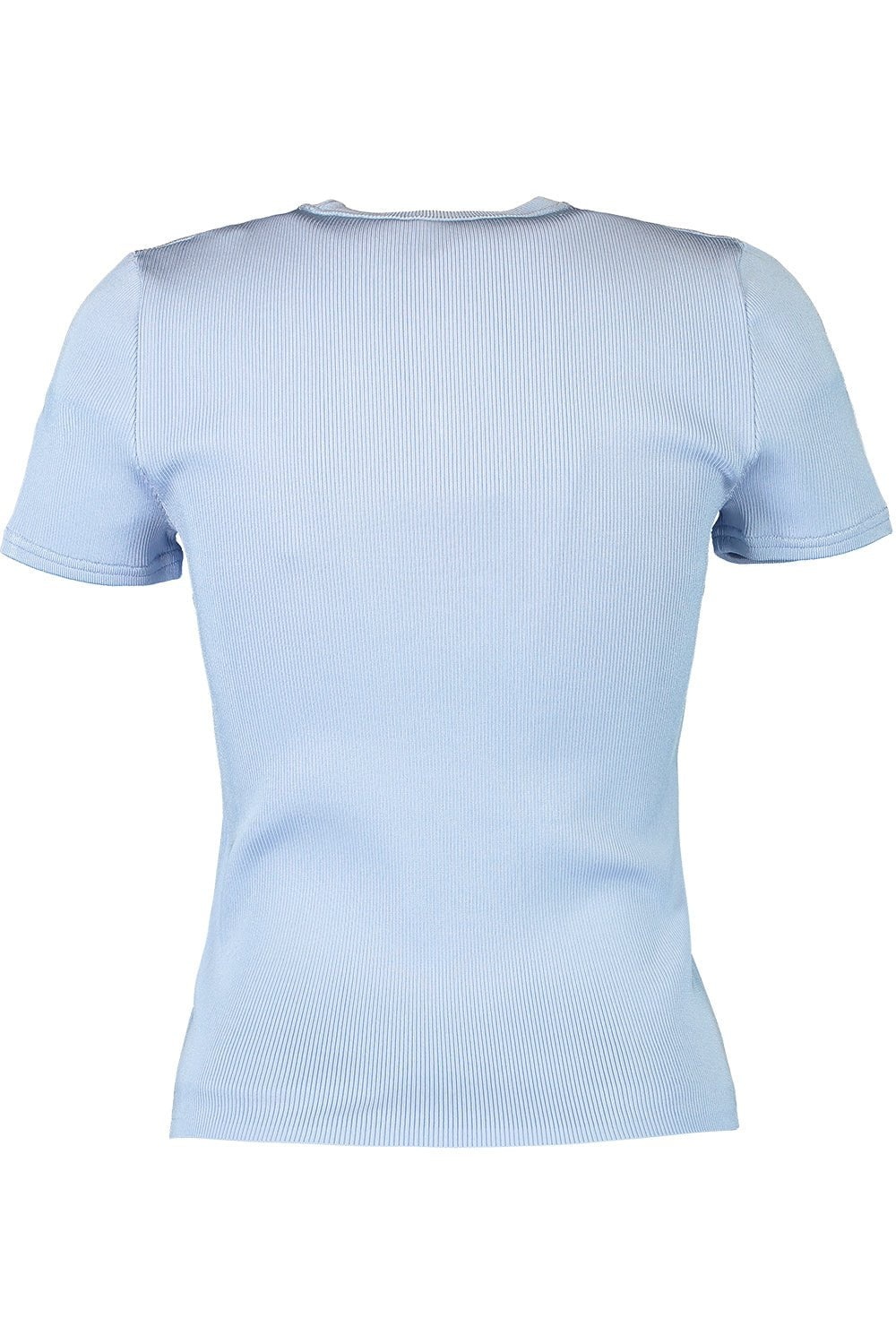 Short Sleeve Ribbed Tee - 5