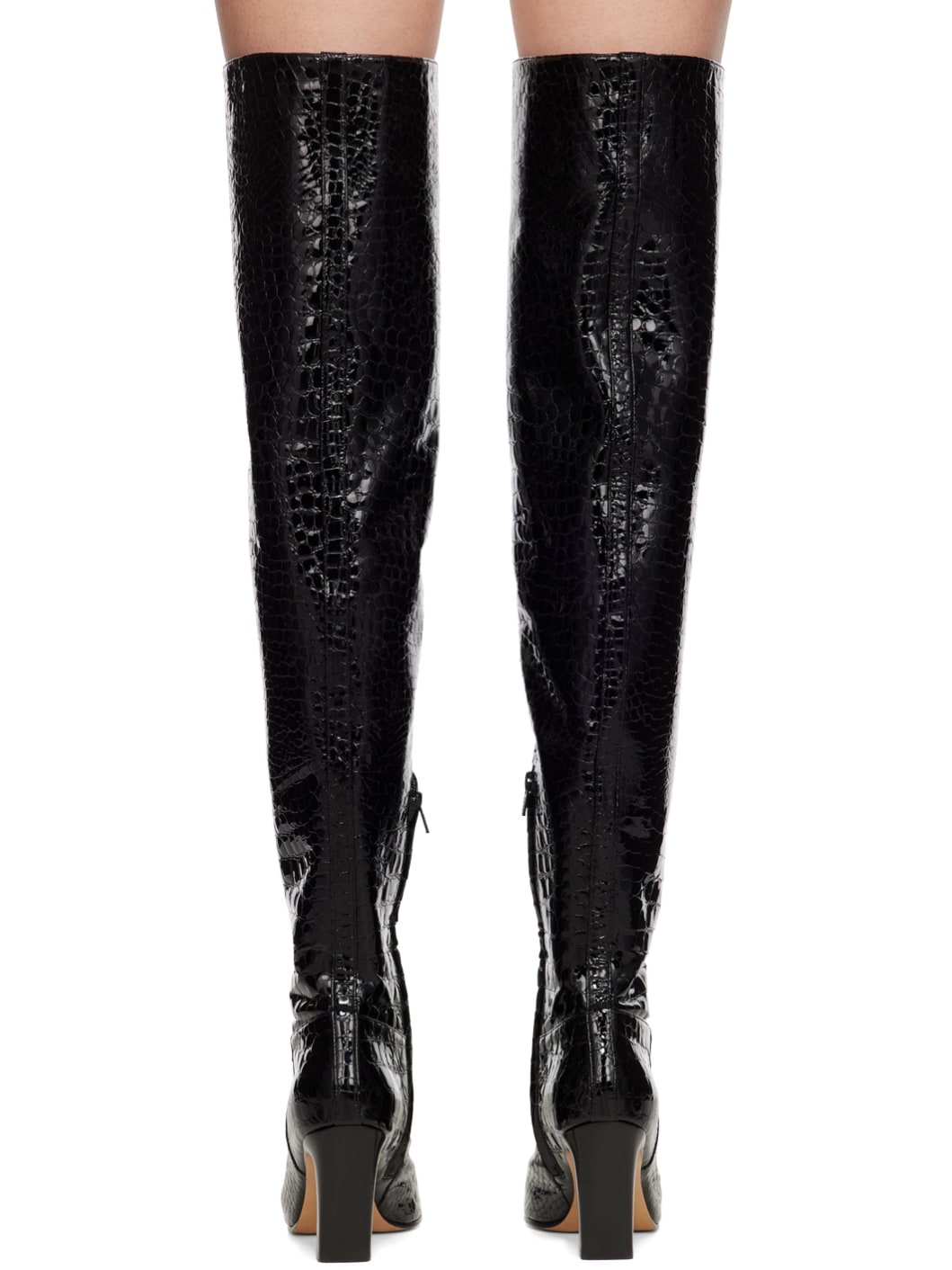 Black 'The Marfa' Over-The-Knee Boots - 2