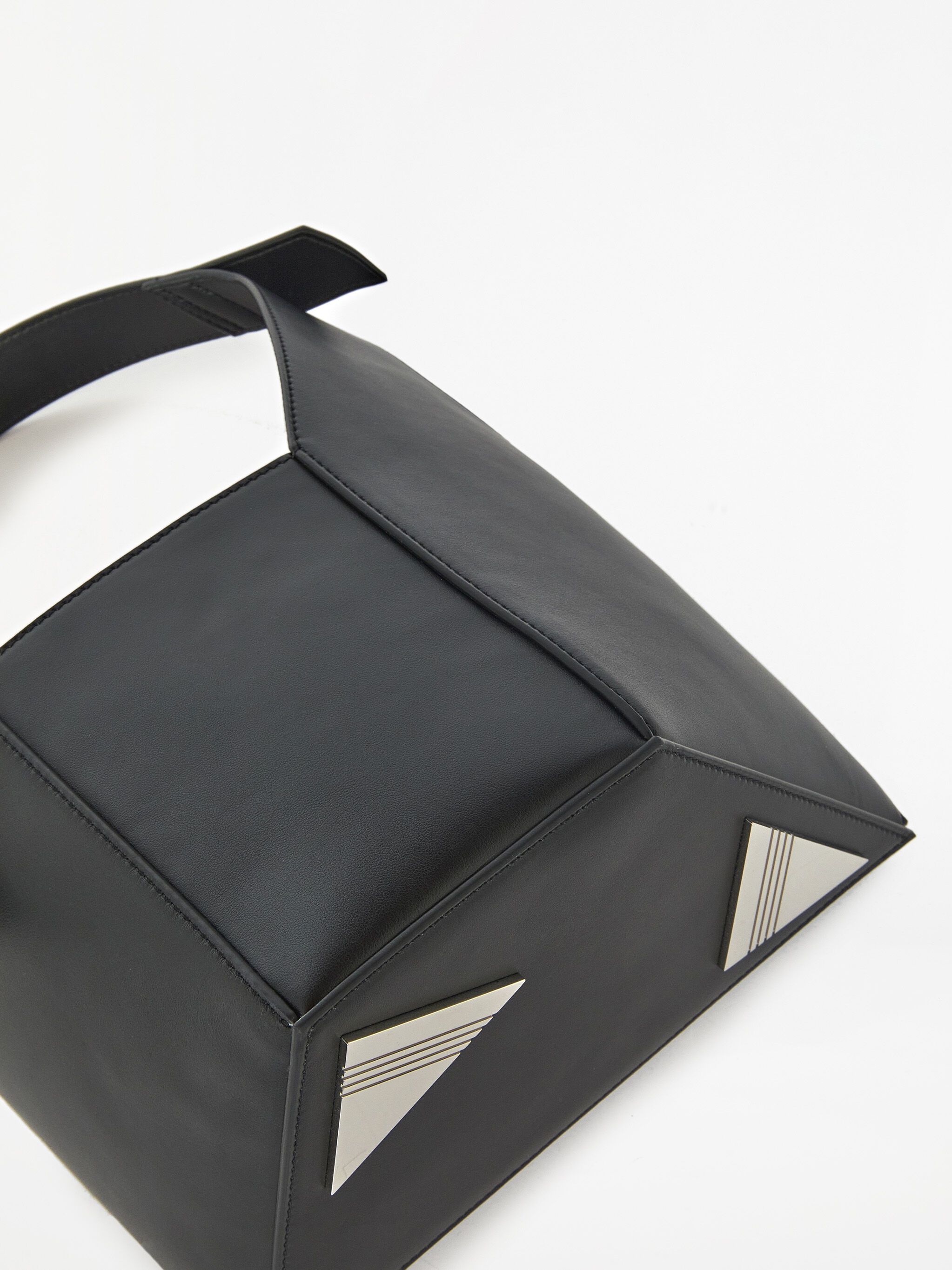 "6PM" BLACK SHOULDER BAG - 4