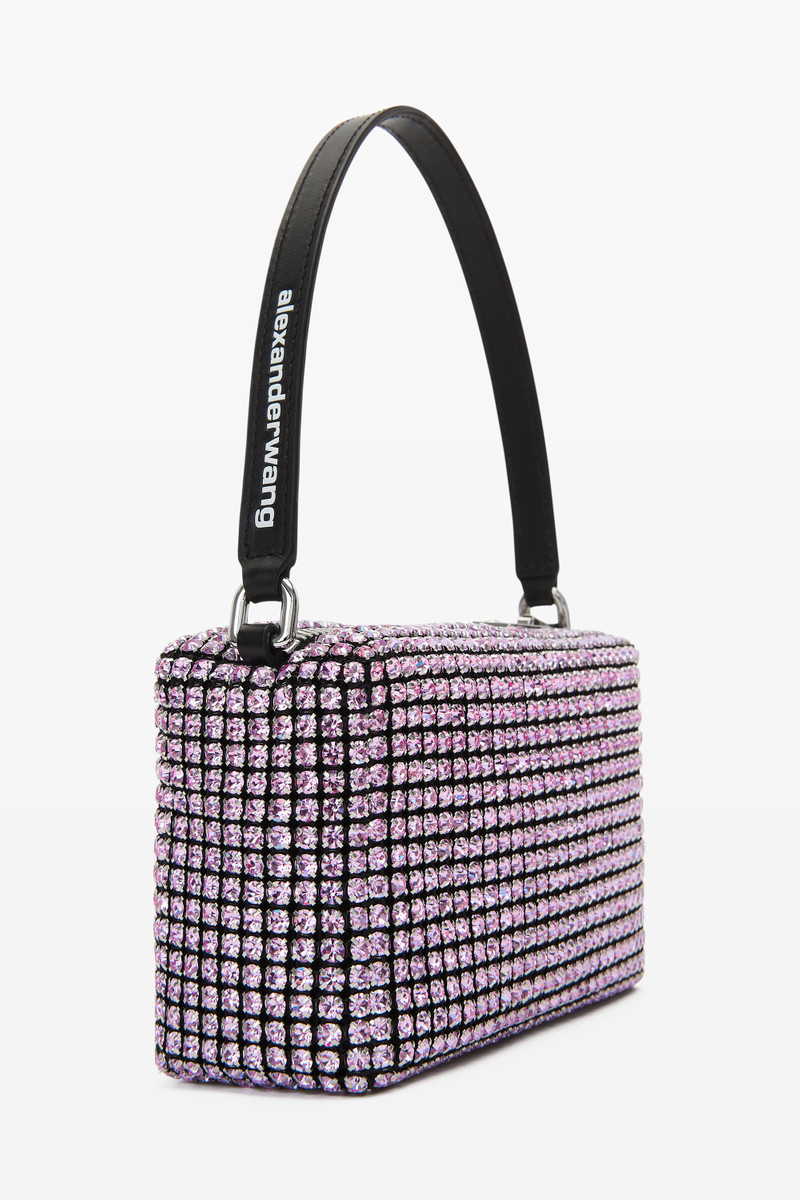 Alexander Wang HEIRESS MEDIUM POUCH IN CRYSTAL MESH outlook
