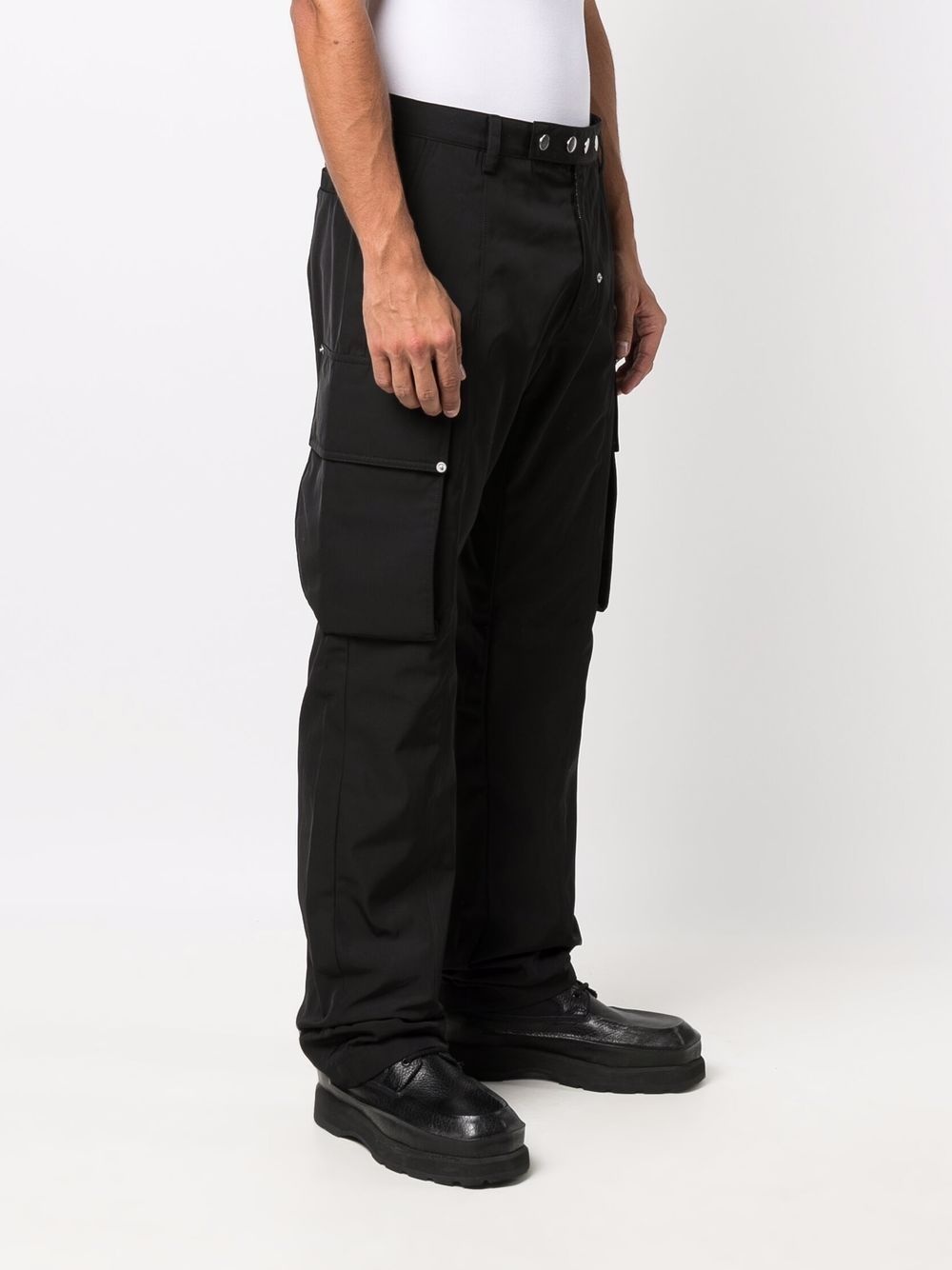 low-rise cargo trousers - 3