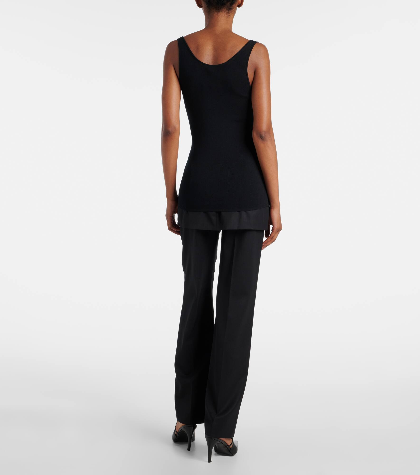 Cotton jersey tank top - 3