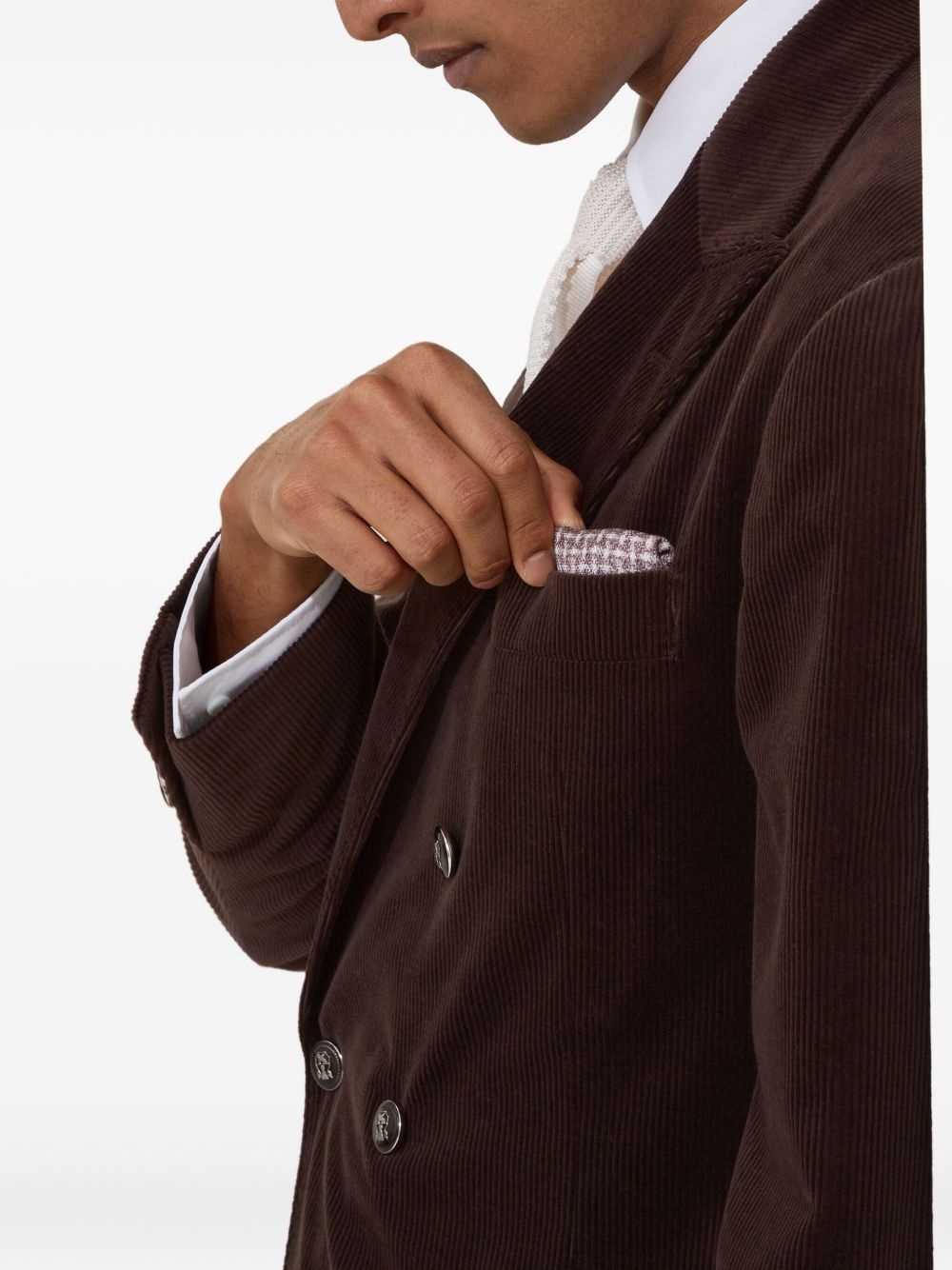 houndstooth-pattern pocket square - 3