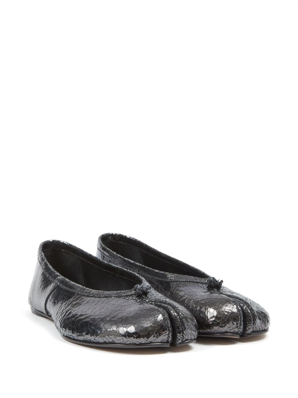 Tabi leather ballerina shoes - 2