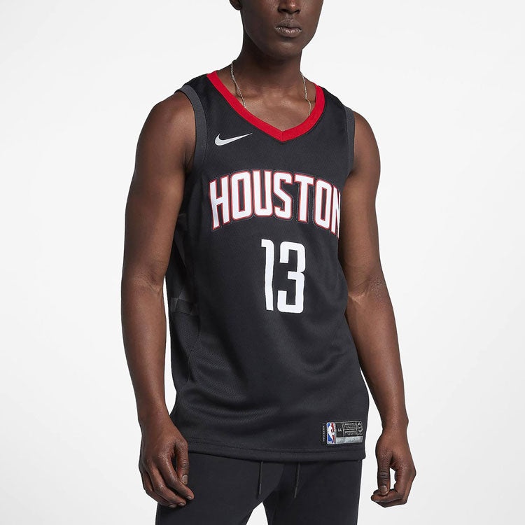 Nike NBA Basketball Jersey Vest SW Fan Edition Rockets 13 Black 877206-010 - 3