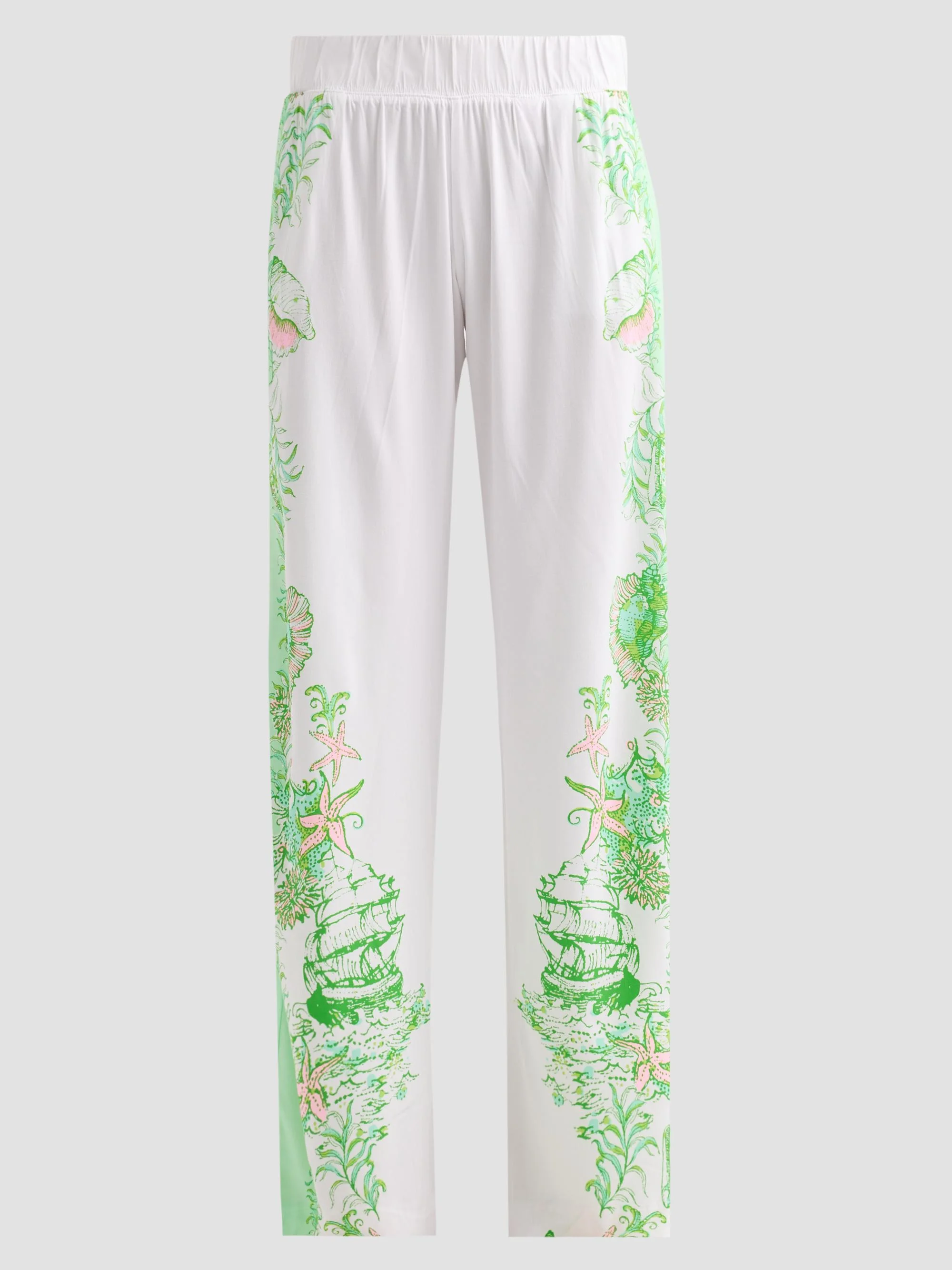 Women's Bal Harbour Printed Pants - Resort White - 1
