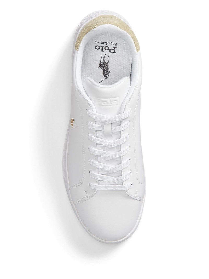 leather low-top sneakers 4