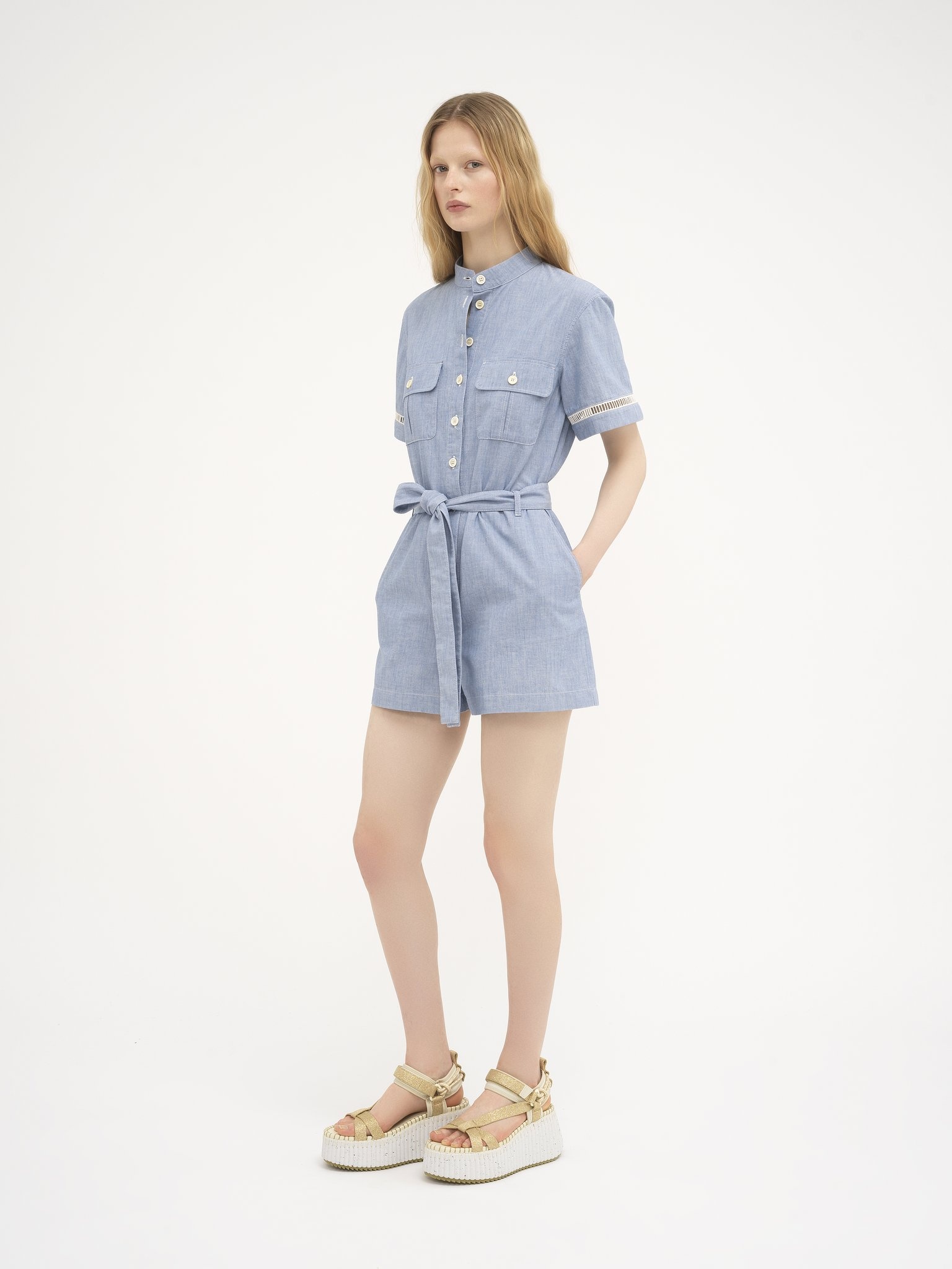 SHORT-SLEEVE JUMPSUIT - 7