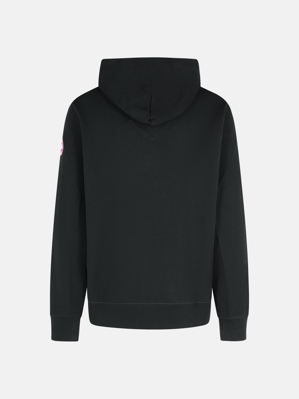 BLACK COTTON SWEATSHIRT - 3