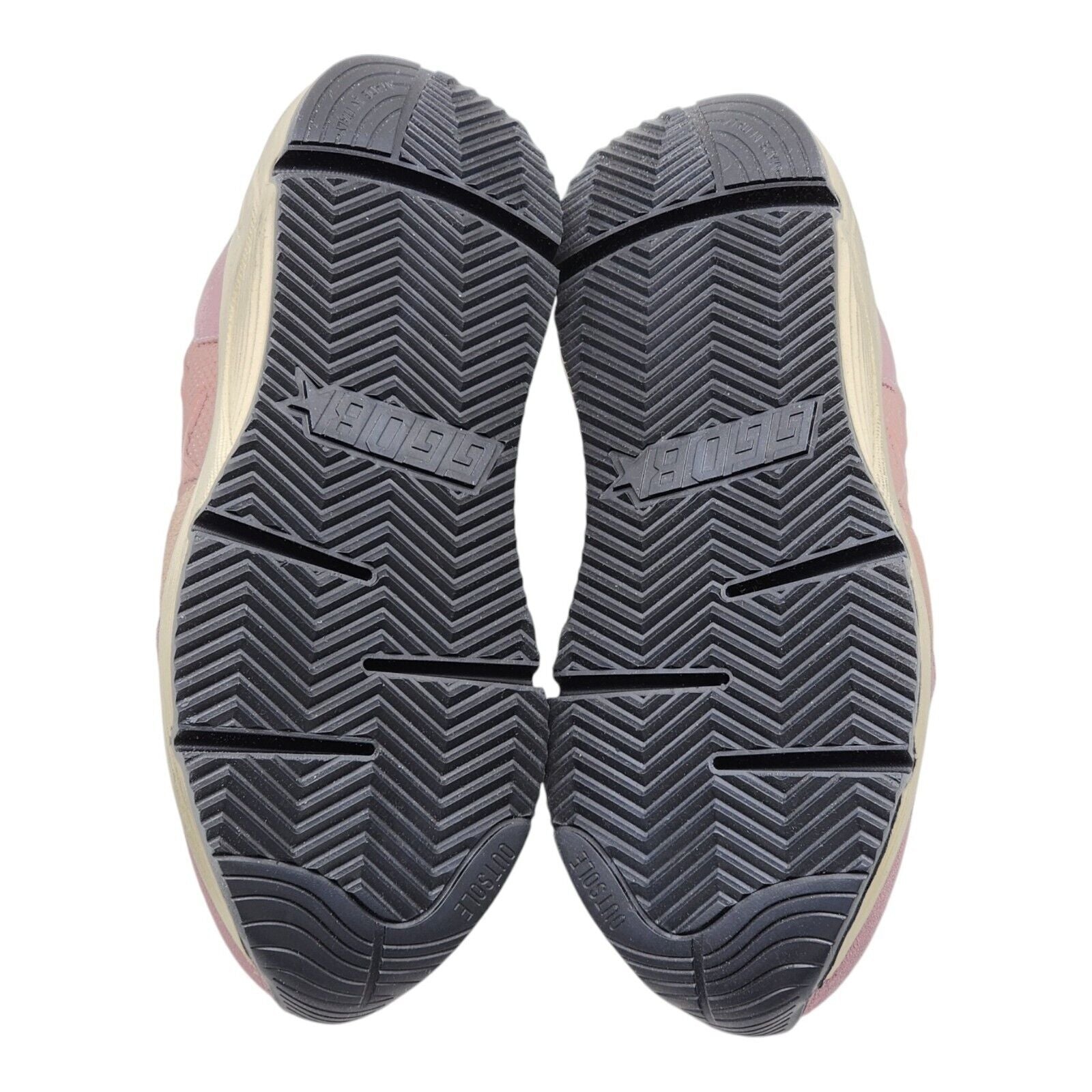 Golden Goose Running Sole Lace-Up Sneakers in Pink 39 - 7