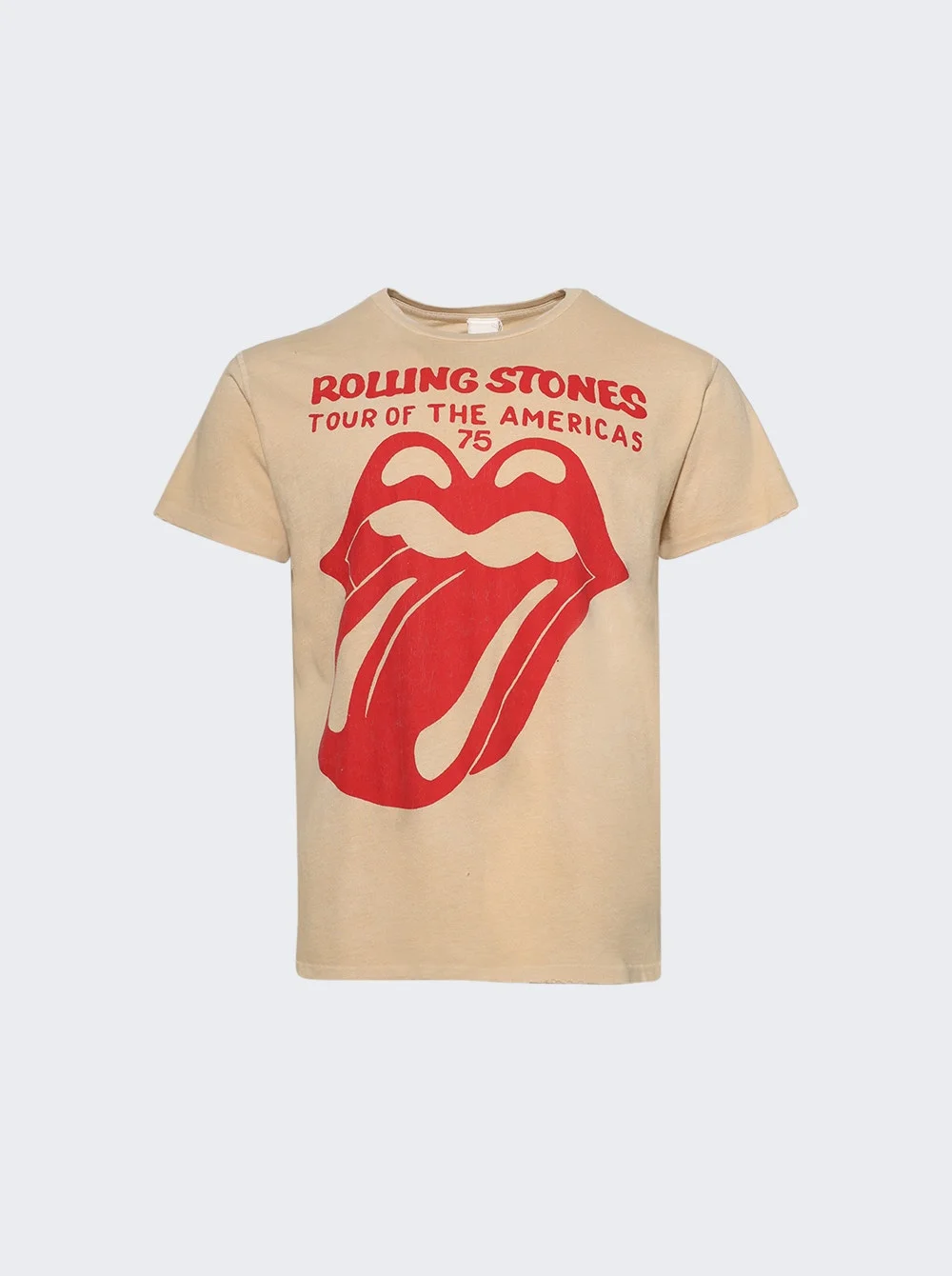 Rolling Stones Tee Tea Stained - 1