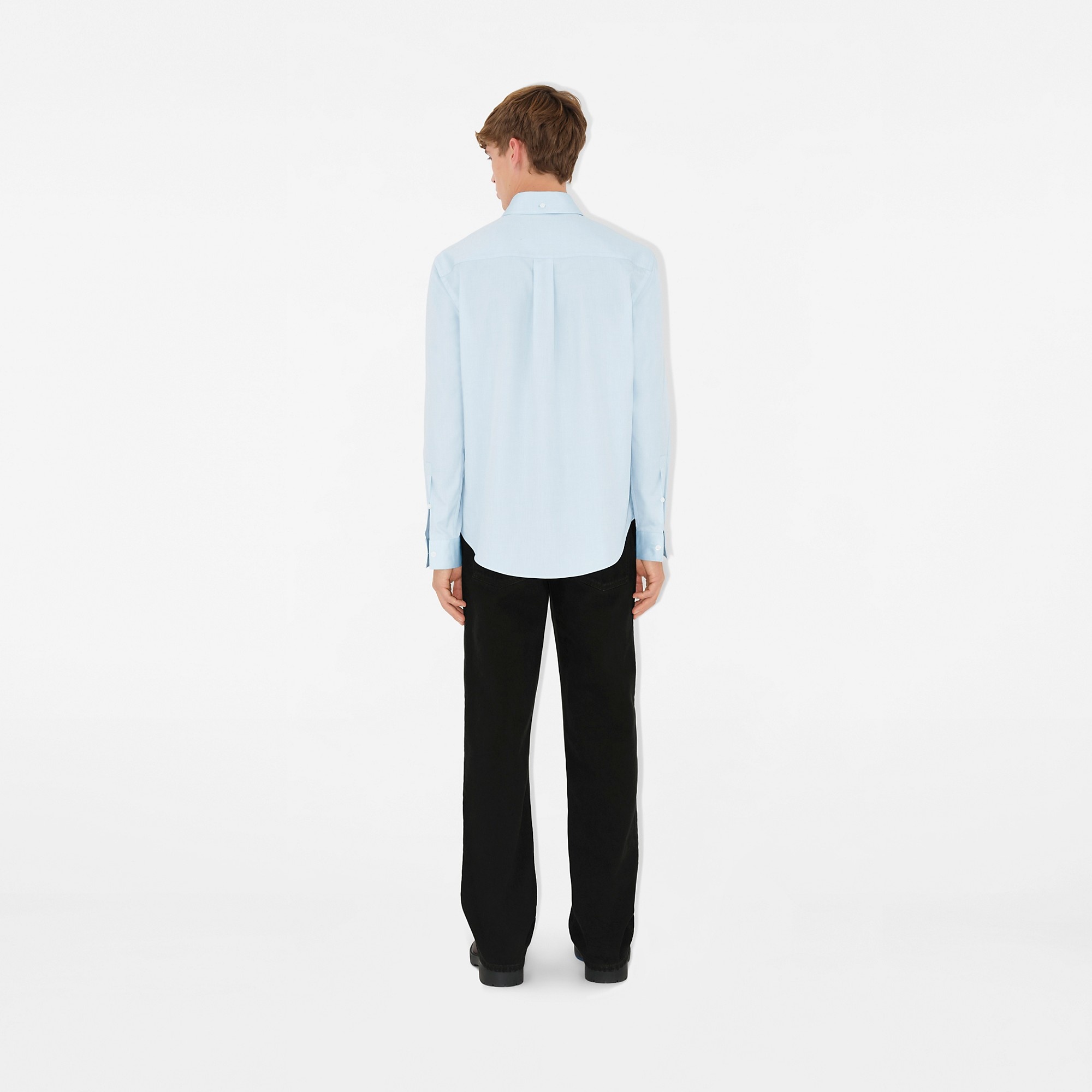 Relaxed Fit Cotton Oxford Shirt - 4
