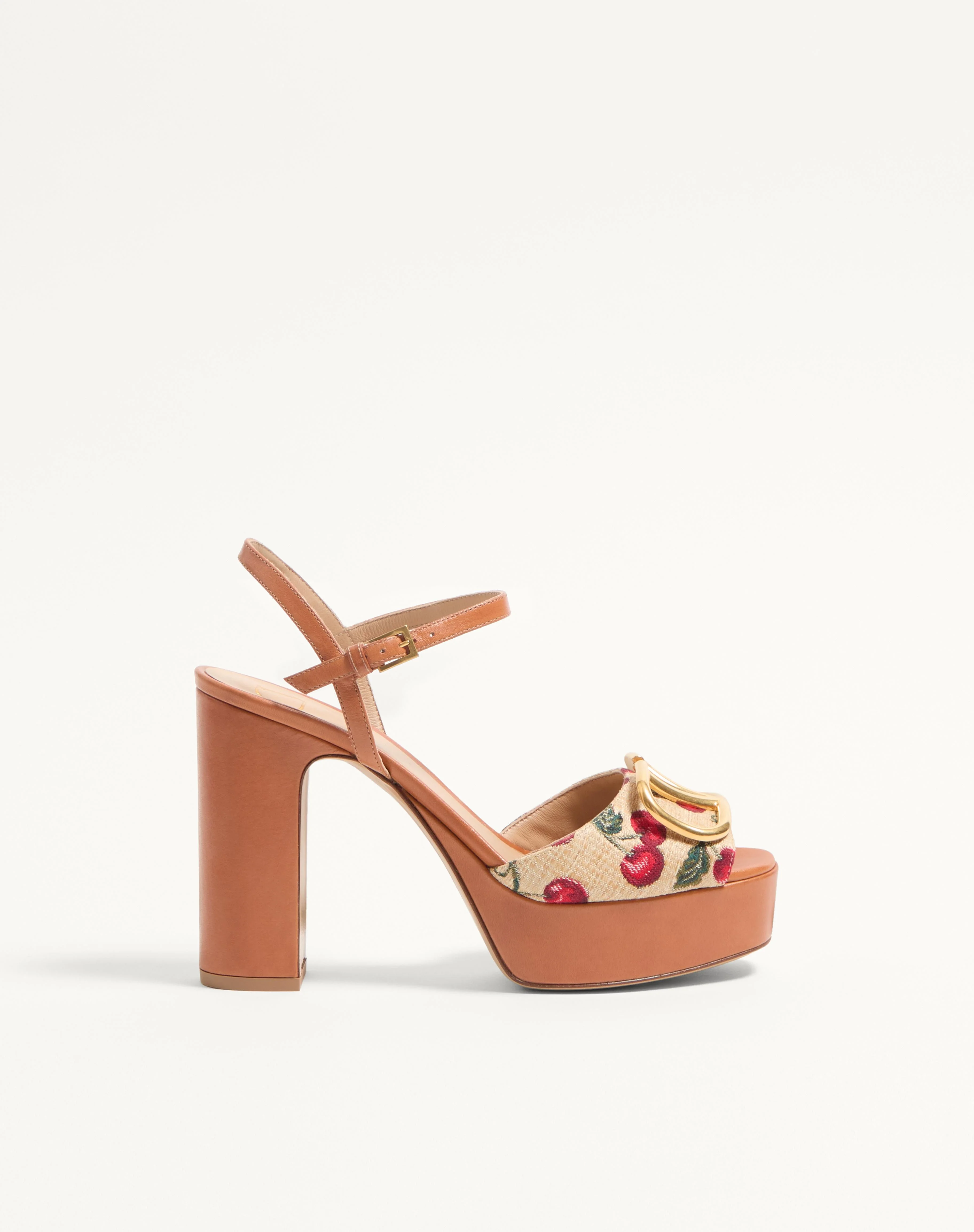 VLOGO SIGNATURE CHERRYFIC PLATFORM SANDAL 115MM - 1