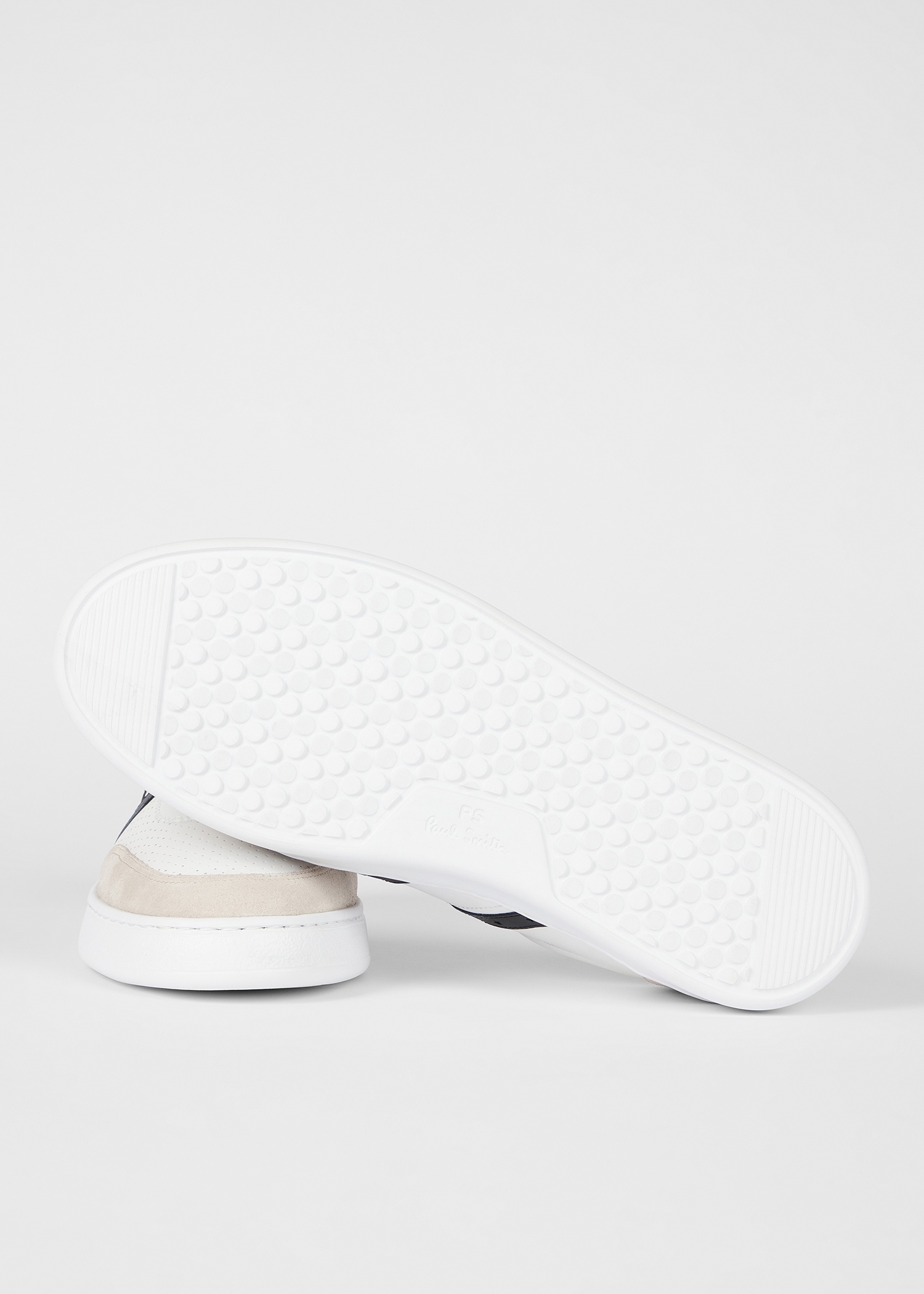 White Leather 'Birch' Trainers - 4
