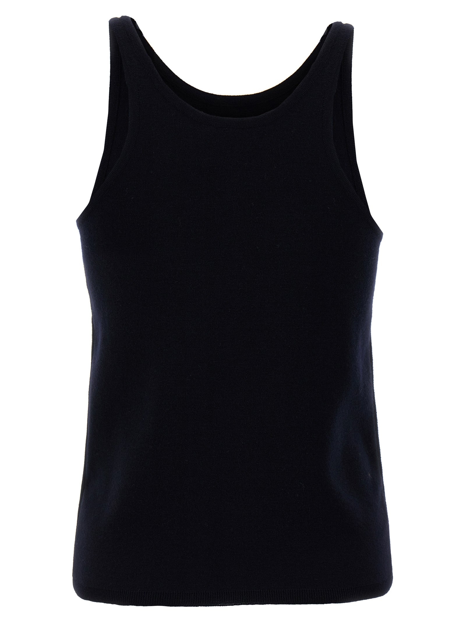 Knit Top Tops Blue - 2