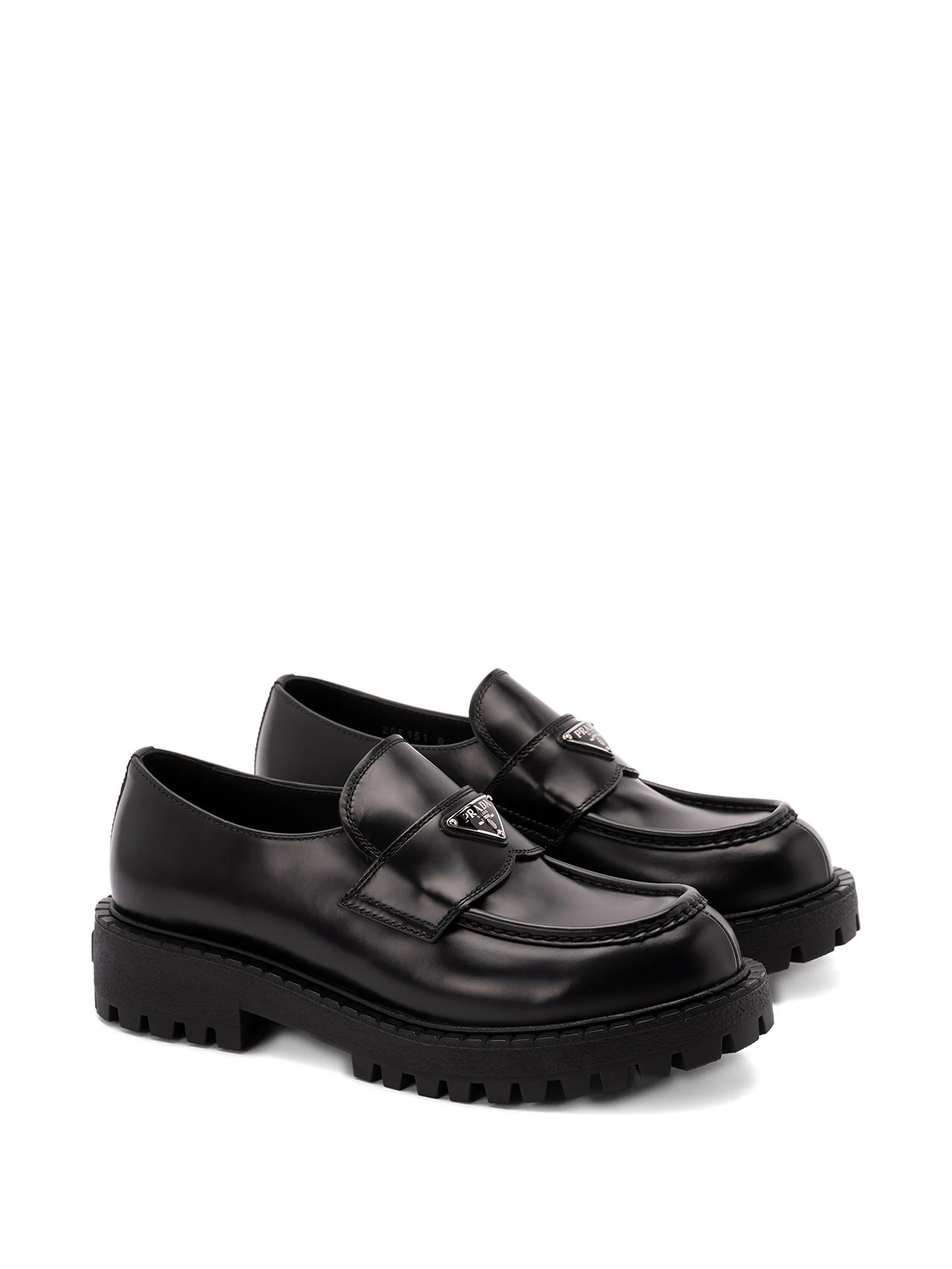 Prada Leather Loafers - 2