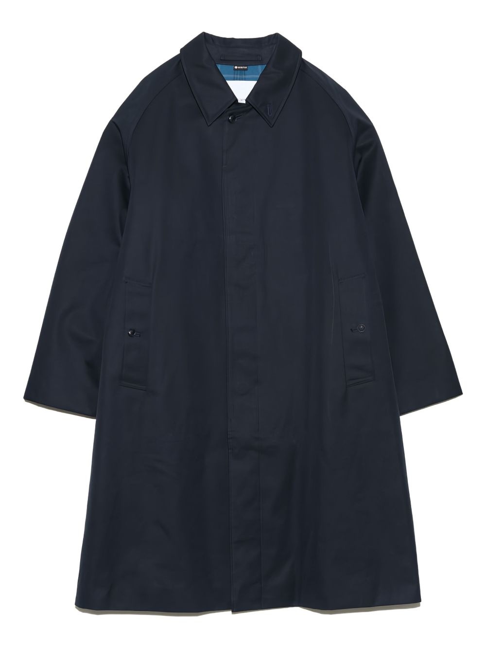 raglan-sleeve swing coat - 1
