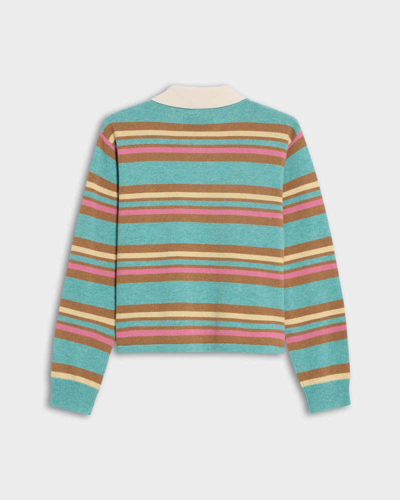 Cropped Stripe Rugby 4