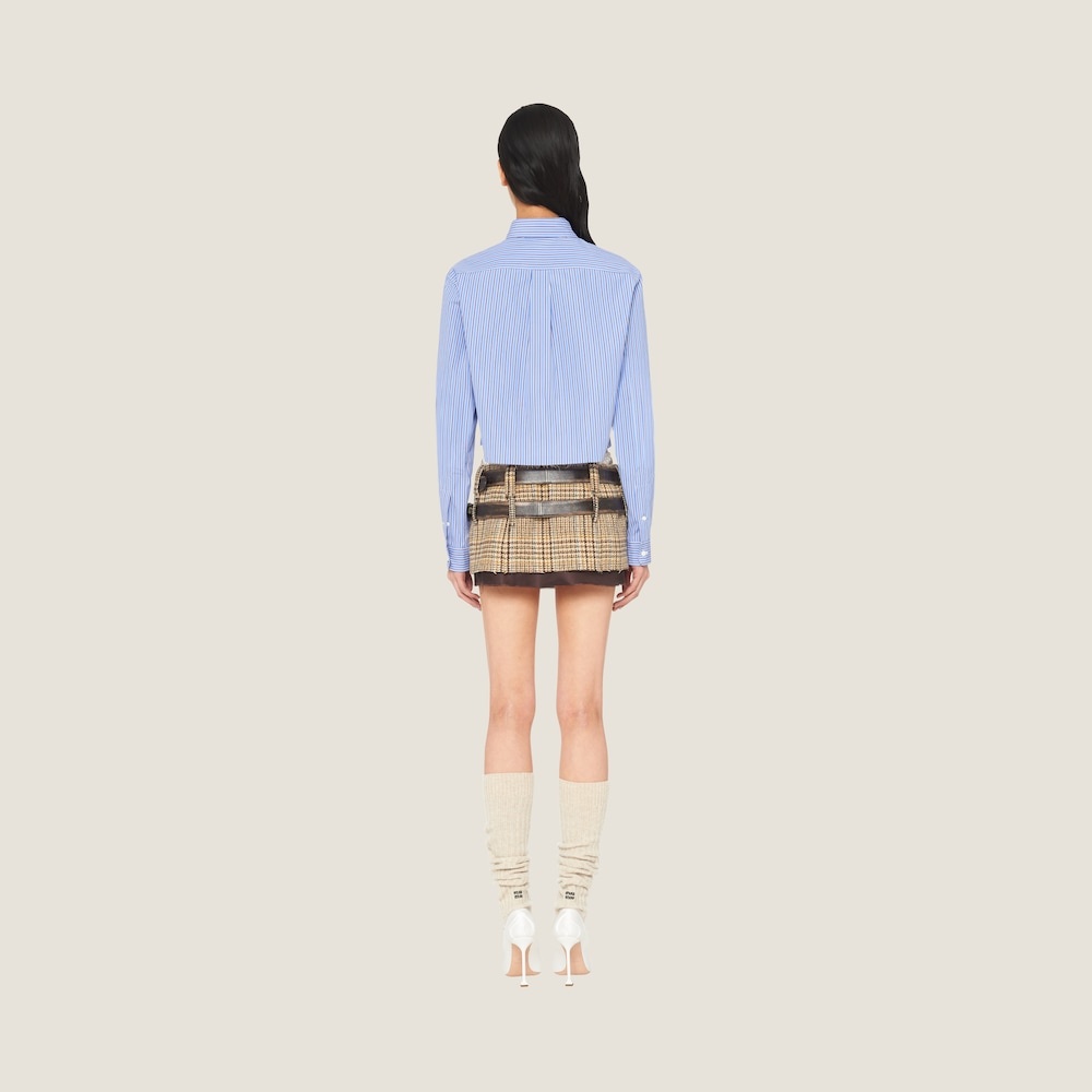 Striped poplin shirt - 2