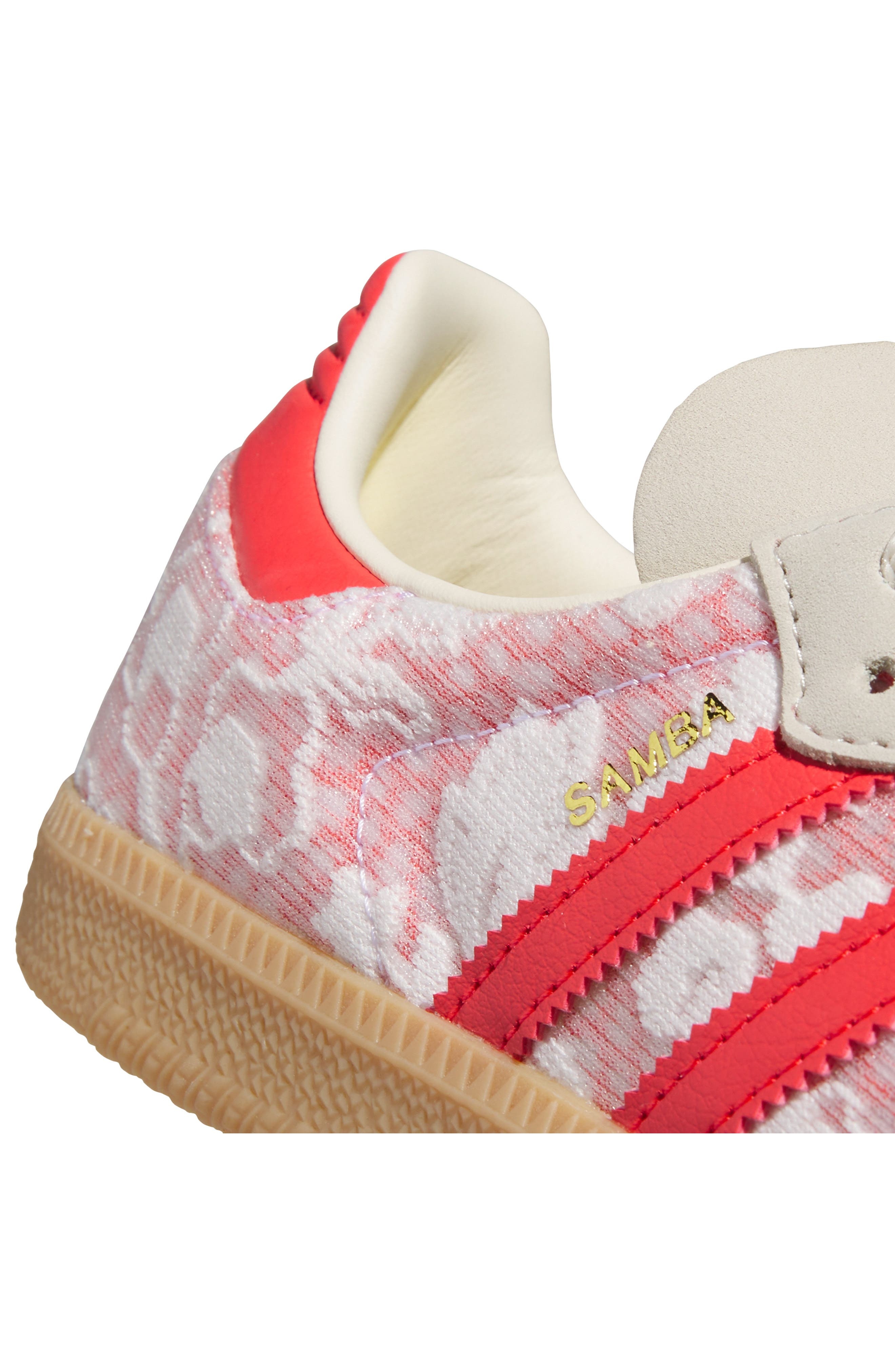 adidas x Liberty London Samba Sneaker in White/Cream White/scarlet at Nordstrom - 7
