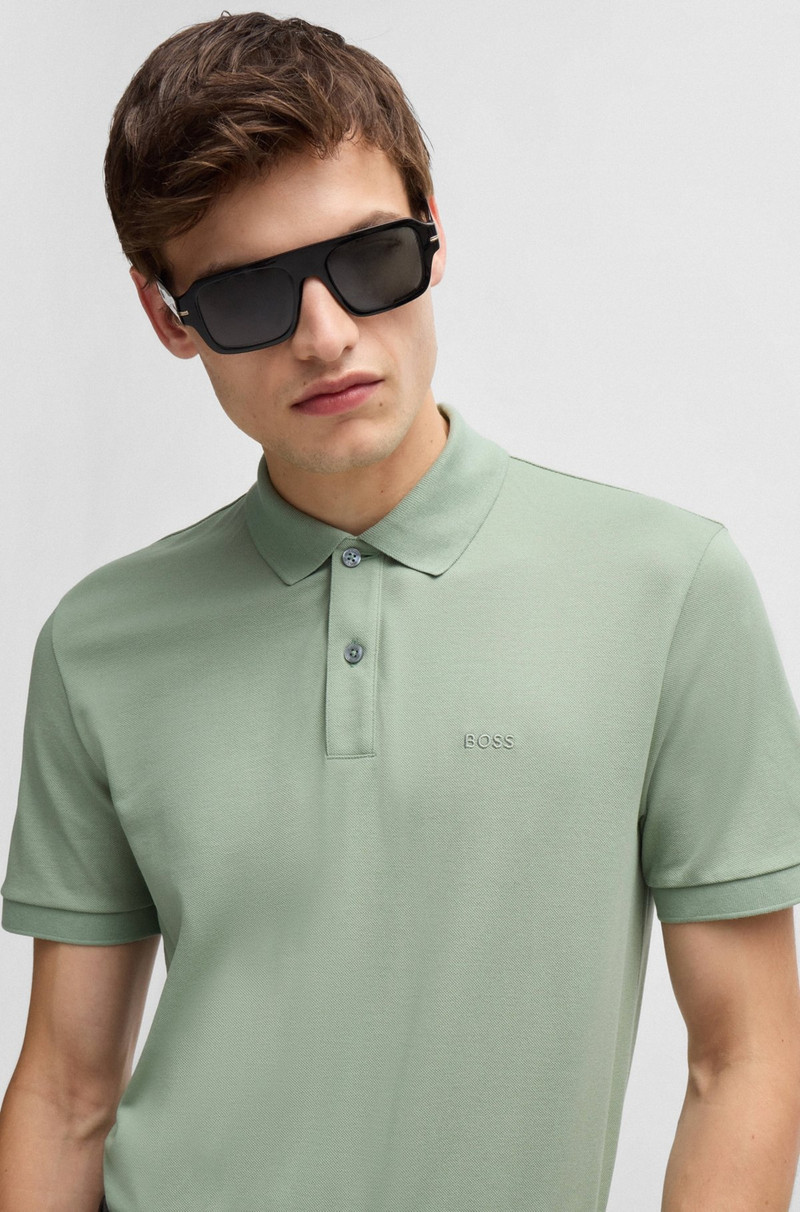 PALLAS REGULAR-FIT POLO는 EMBROIDERED LOGO와 COTTON에서 배송합니다 3
