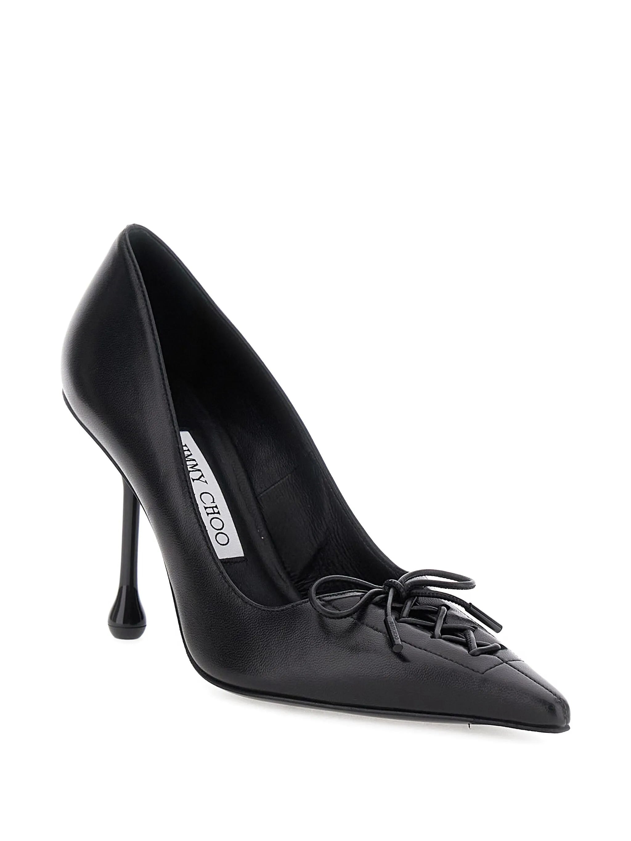 95mm Scarlet lace-up pumps - 2