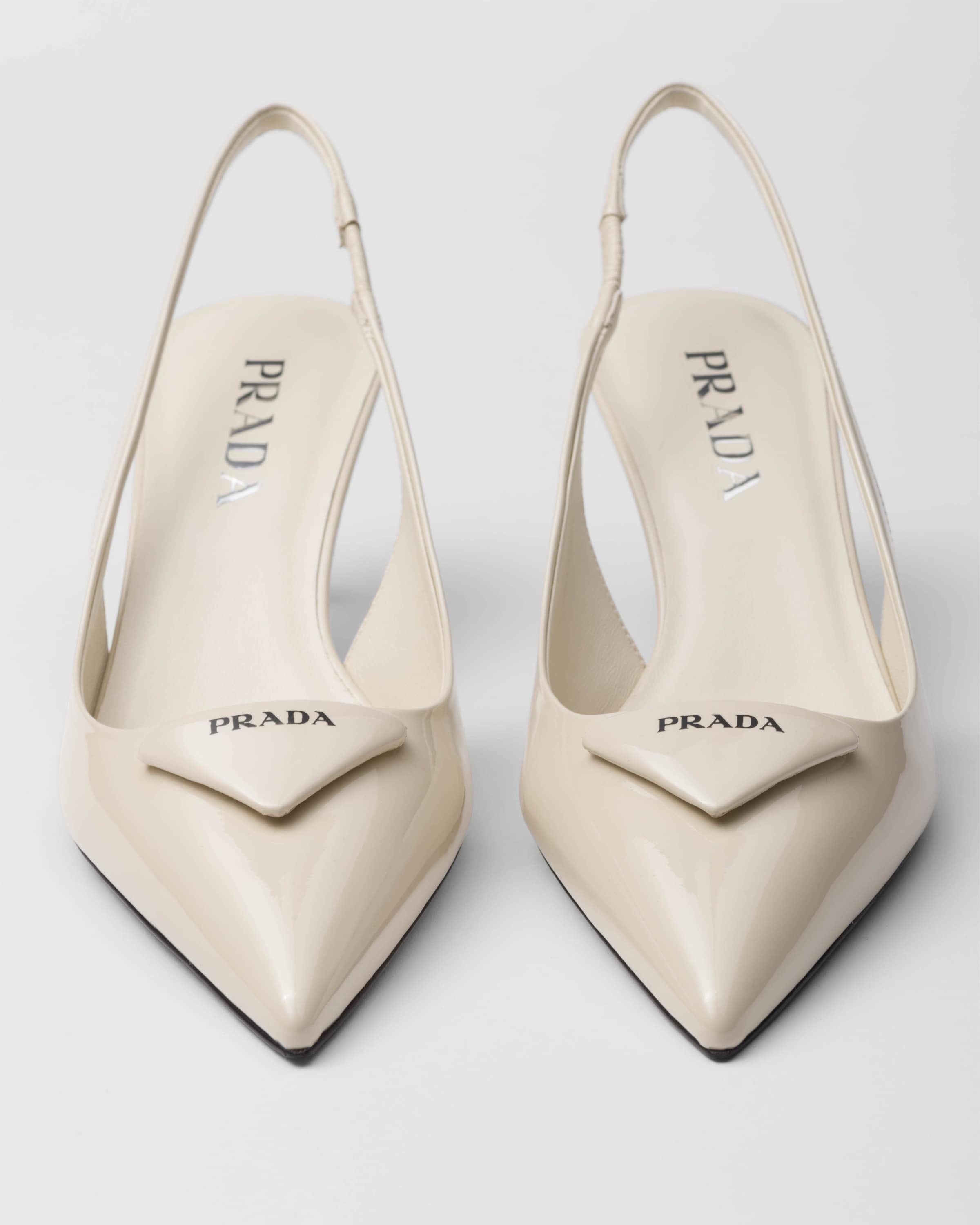 Patent leather slingback pumps - 6