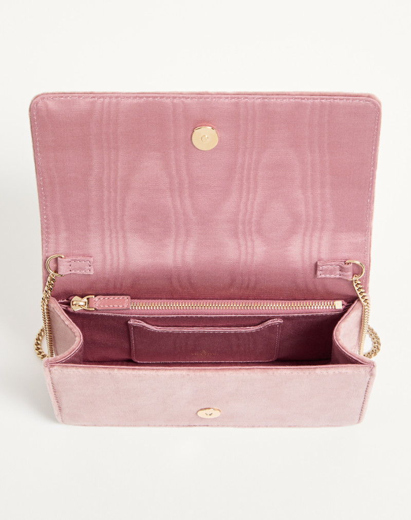 VLOGO SIGNATURE MINI VELVET SHOULDER BAG 4