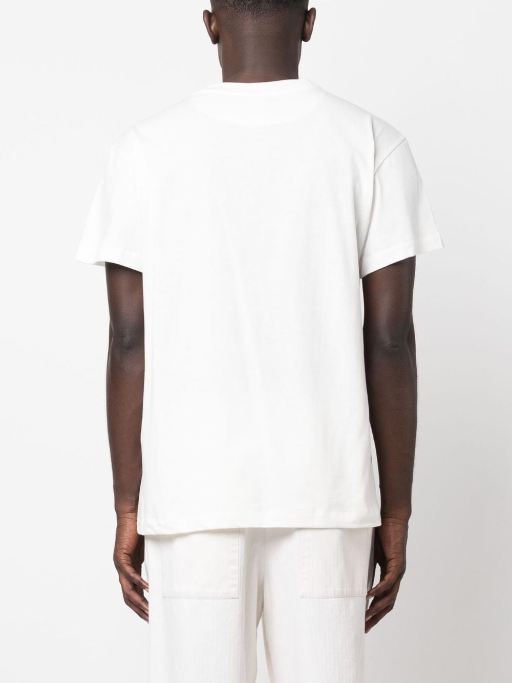 logo-patch organic-cotton T-shirt (pack of three) - 4