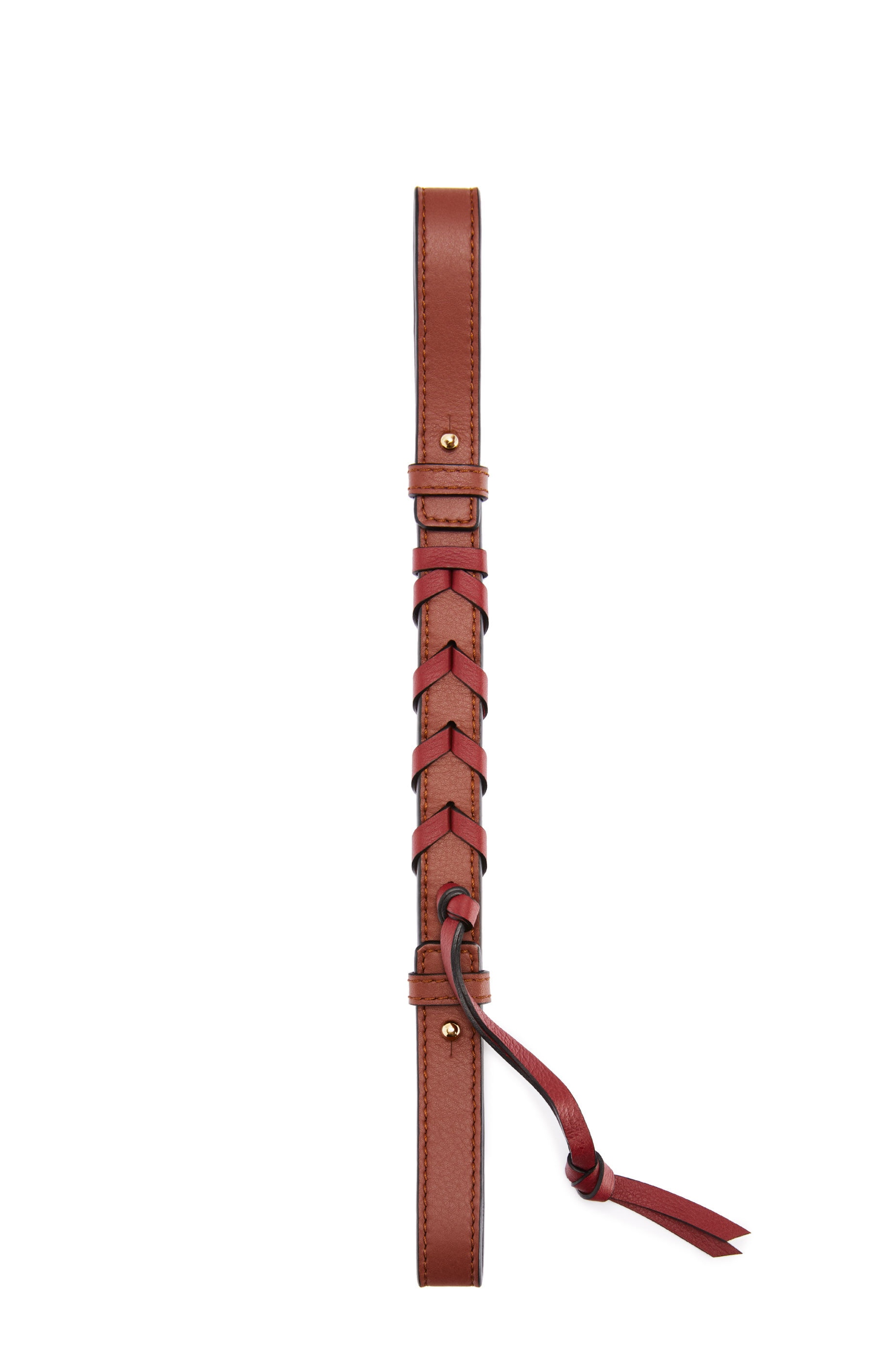 Short braided strap in classic calfskin - 2