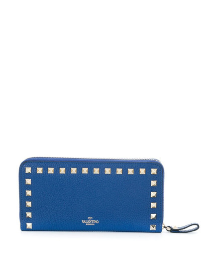 Valentino Rockstud zipped wallet outlook