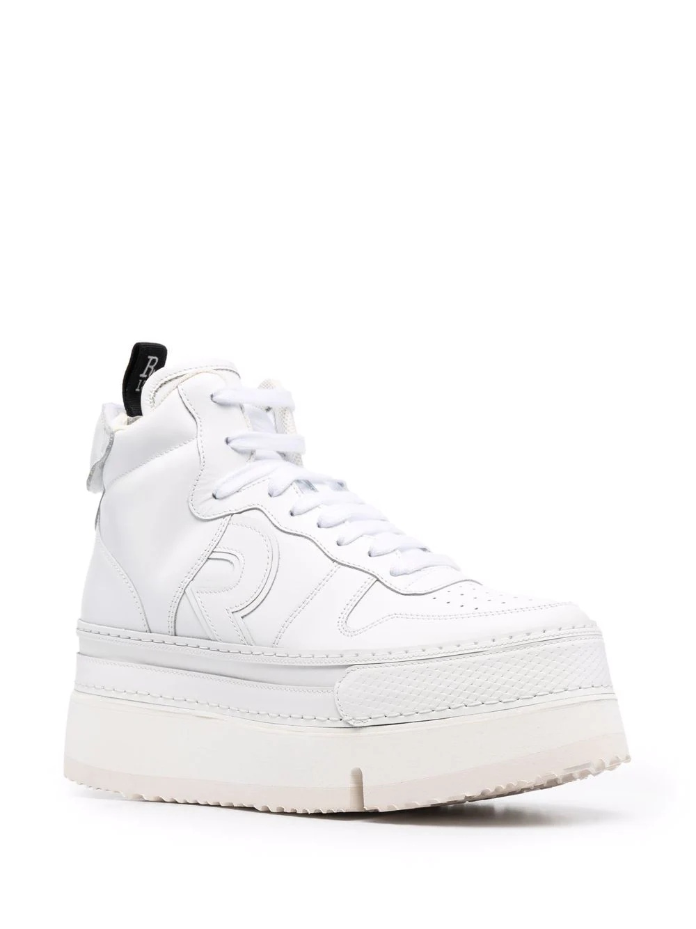 chunky leather sneakers - 2