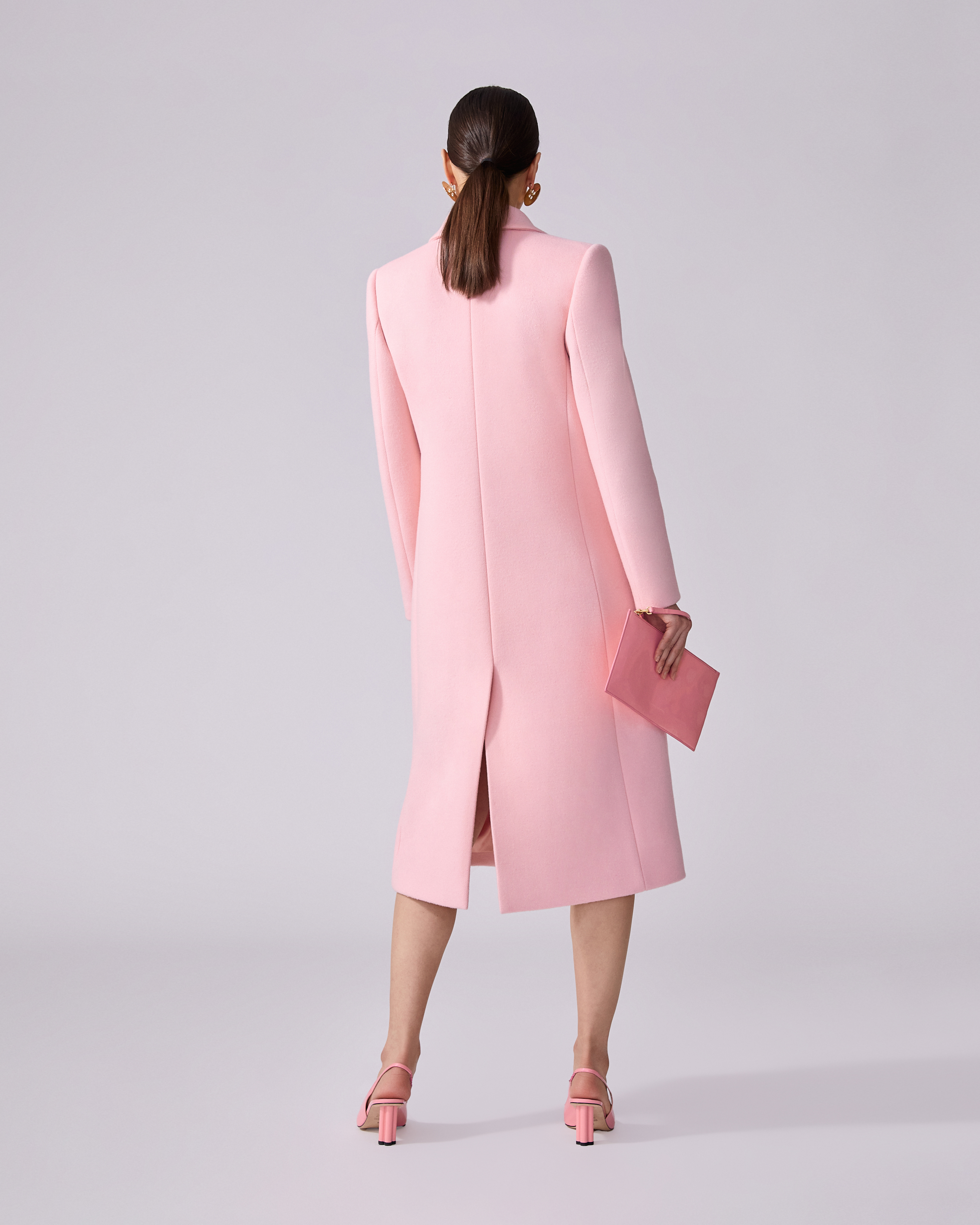 Single-Breasted Wool Coat - 3