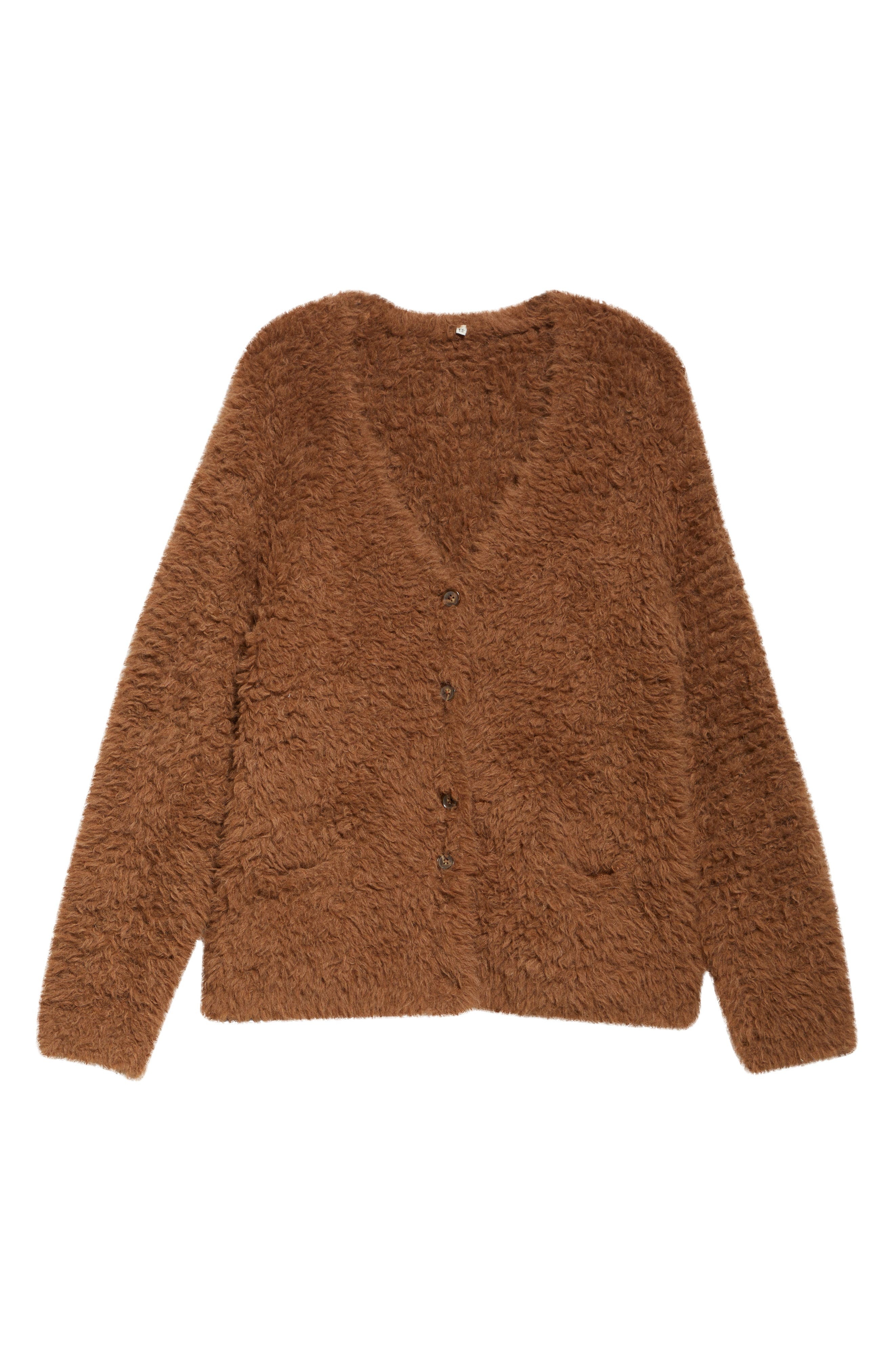 R13 Boyfriend Cardigan in Brown at Nordstrom - 6