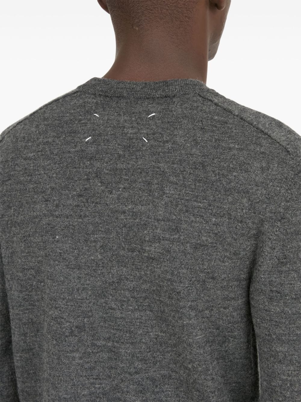 elbow-patch wool sweater - 7
