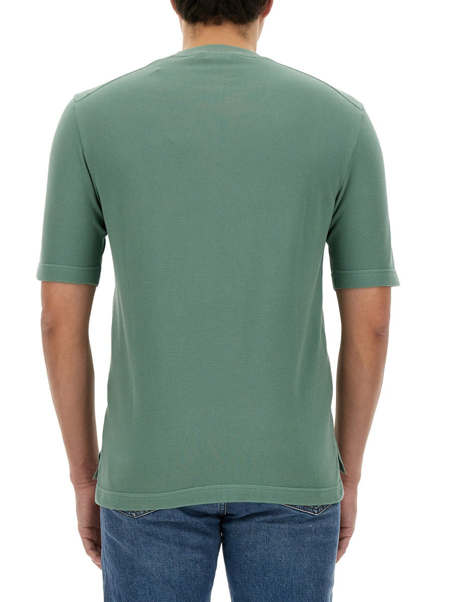 Zegna Men T-Shirt With Logo - 3