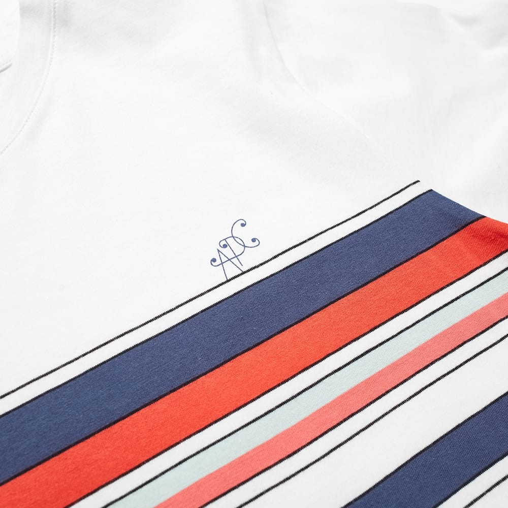 A.P.C. Gaston Stripe Logo Tee - 2