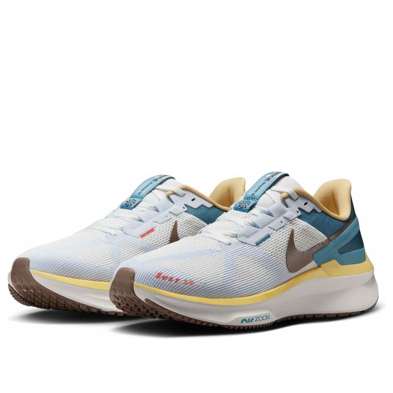 Nike Air Zoom Structure 25 'White Mink Brown Soft Yellow' HV5976-121 - 3