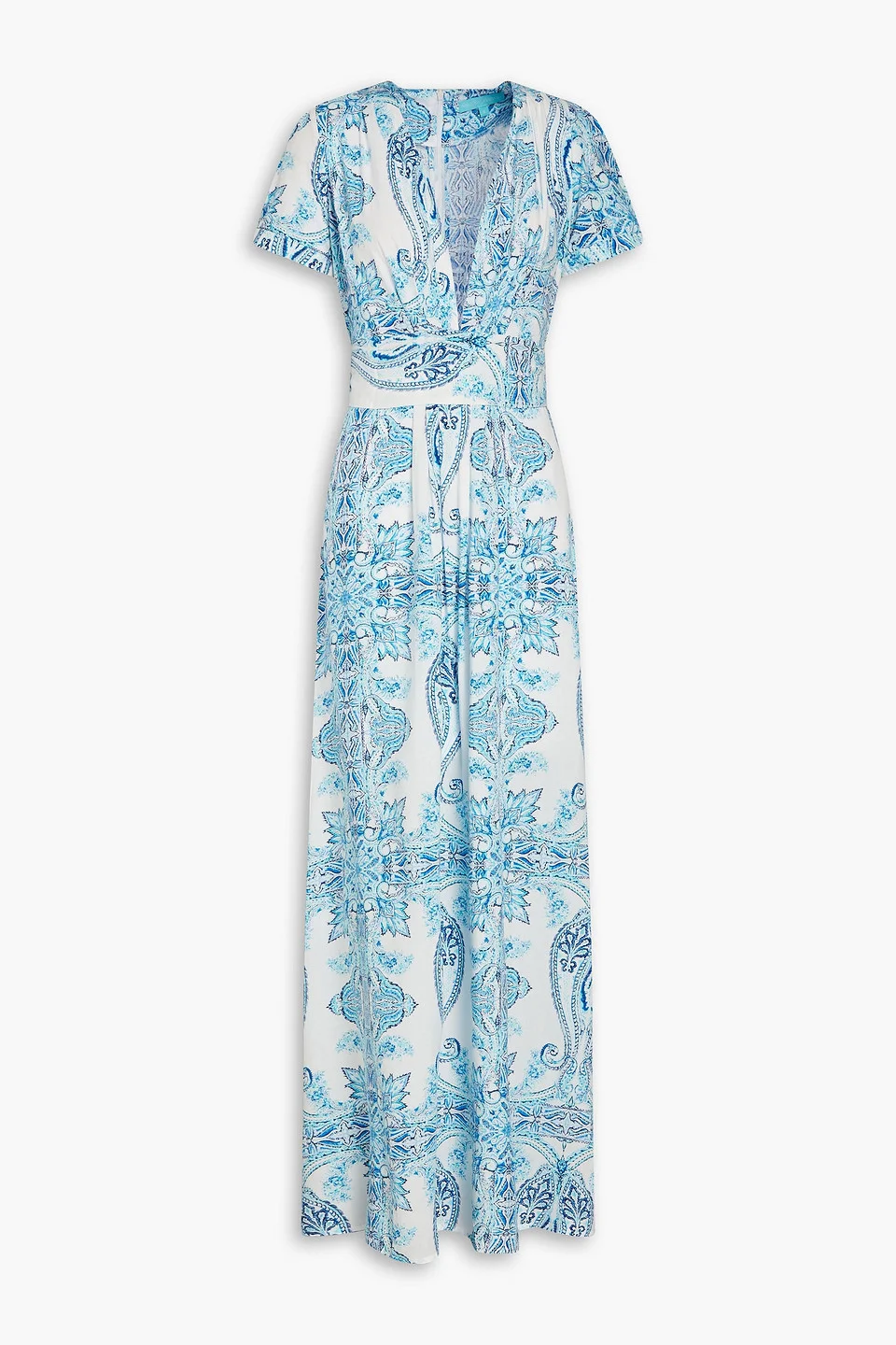 Petunia paisley-print voile maxi dress - 1