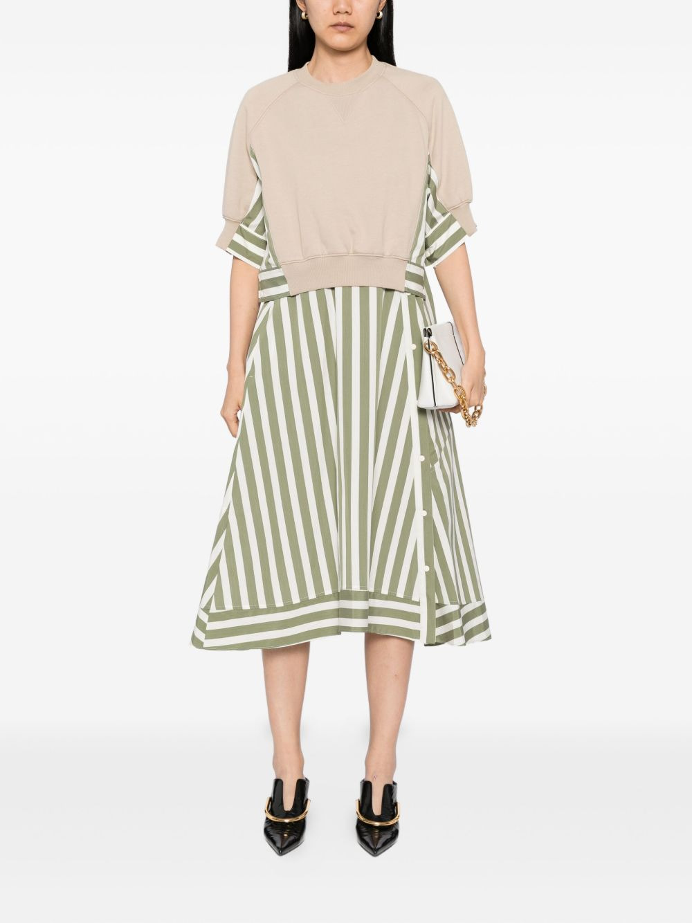 striped combo dress - 2