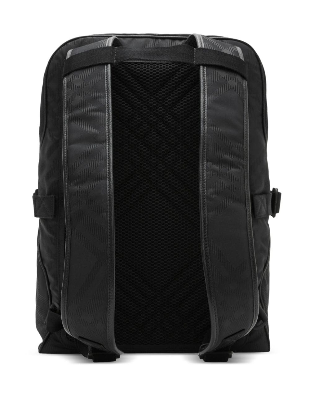 check-print jacquard backpack - 2