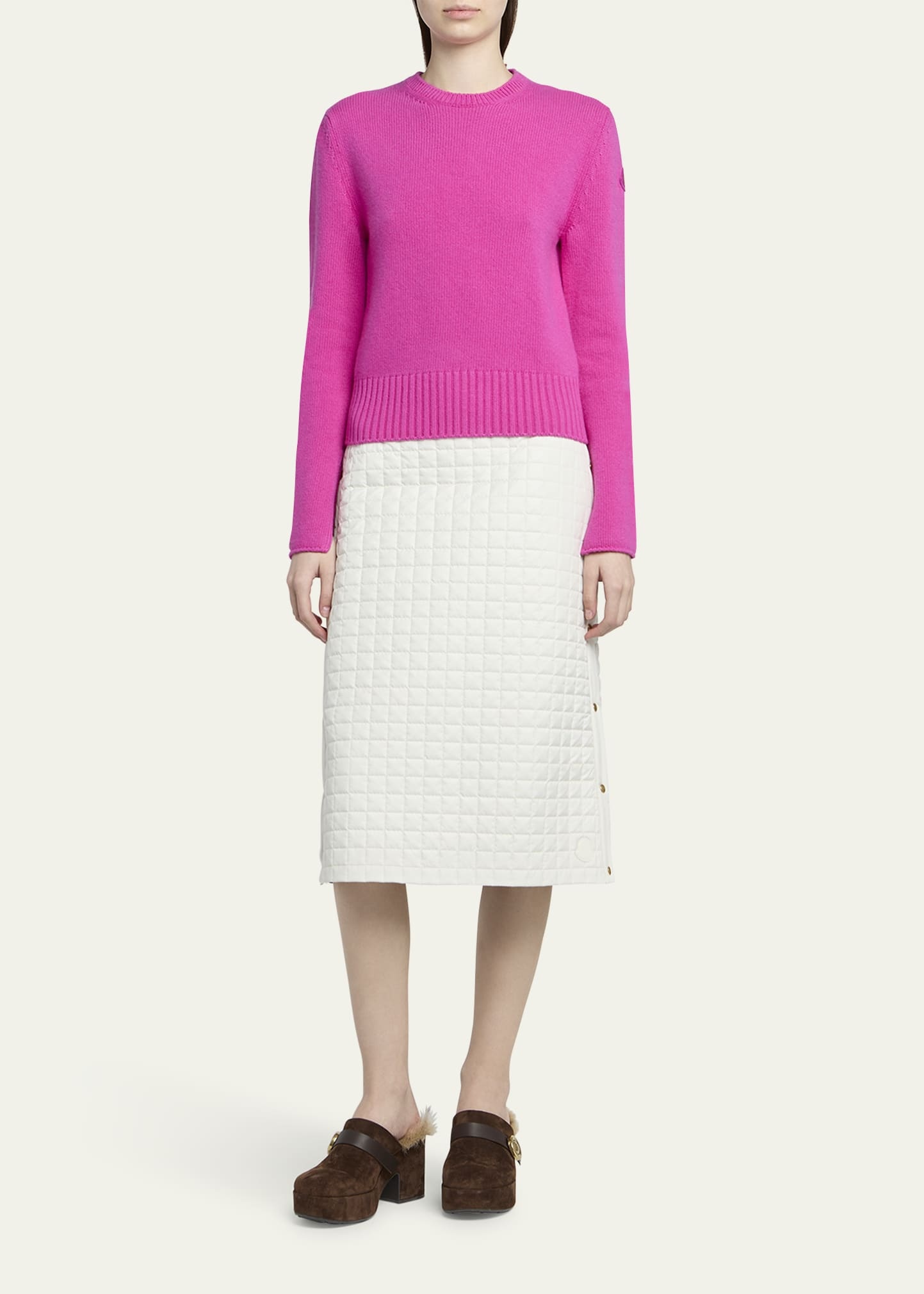 Wool-Cashmere Crewneck Sweater - 2