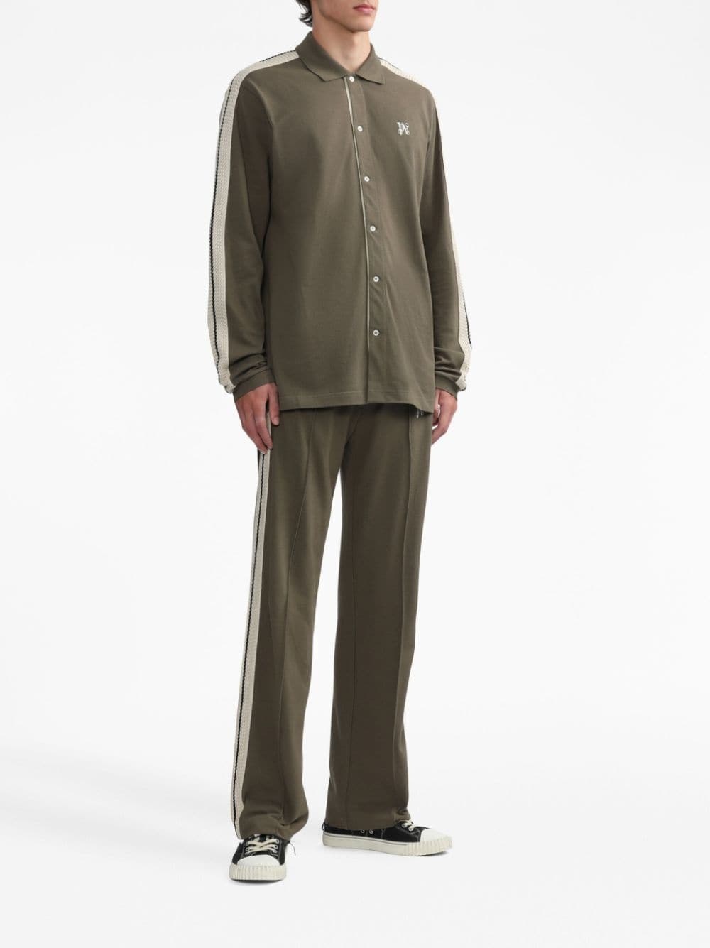 monogram-embroidered track pants - 2