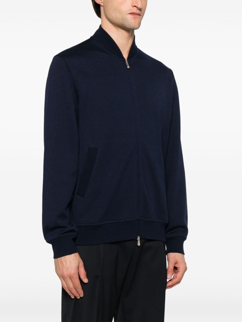 zip-up sweatshirt - 3