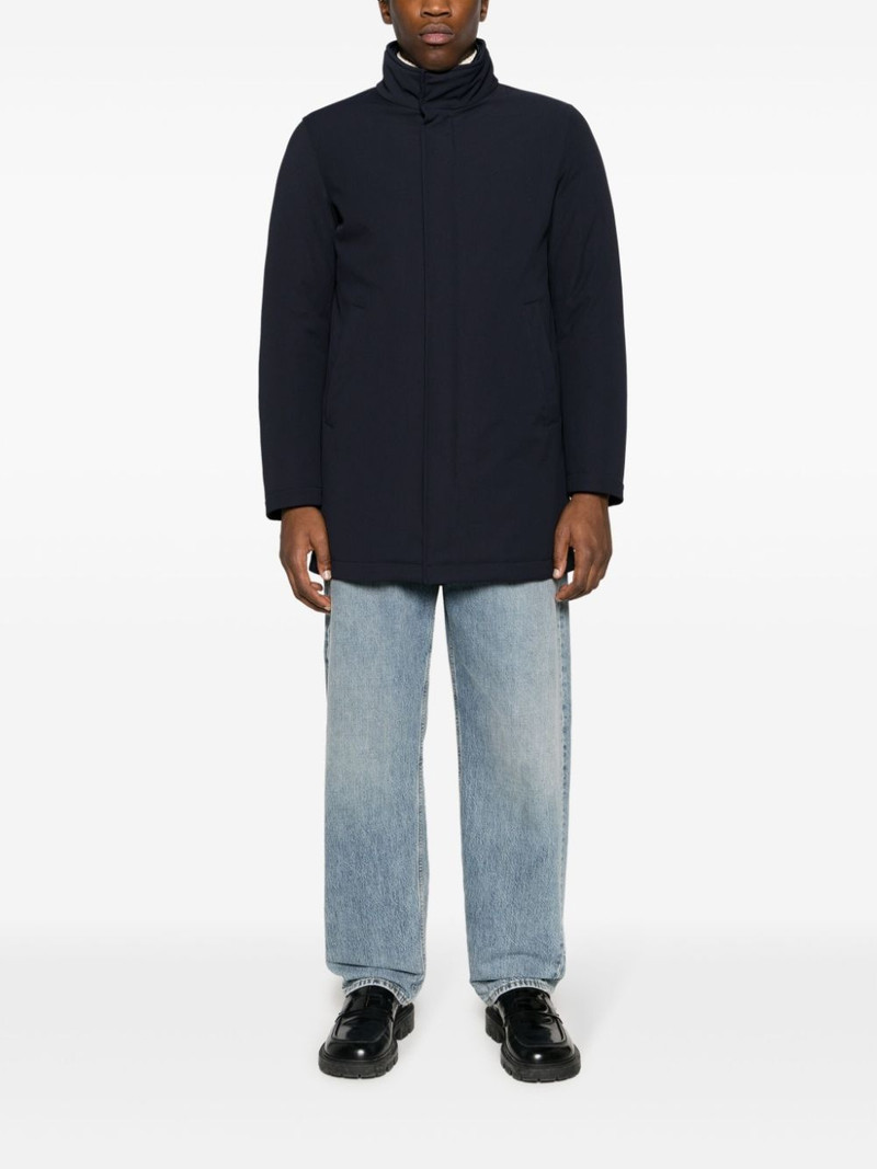 Herno double layer twill down raincoat outlook