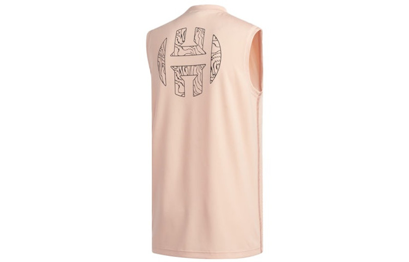 adidas adidas Harden Swagger Breathable Sports Basketball Vest Pink ED5031 outlook