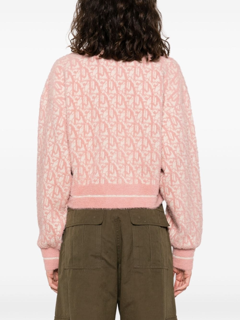 monogram jacquard jumper - 4